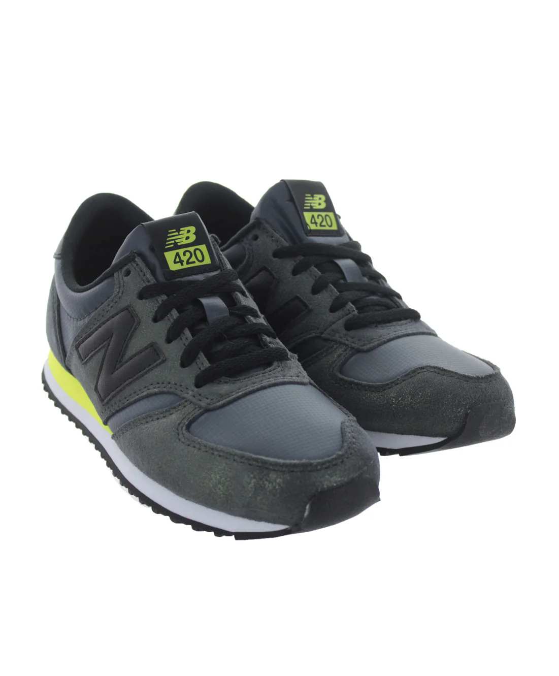 New Balance Women's WL420NPC Glam - Black/Lime - Image 2