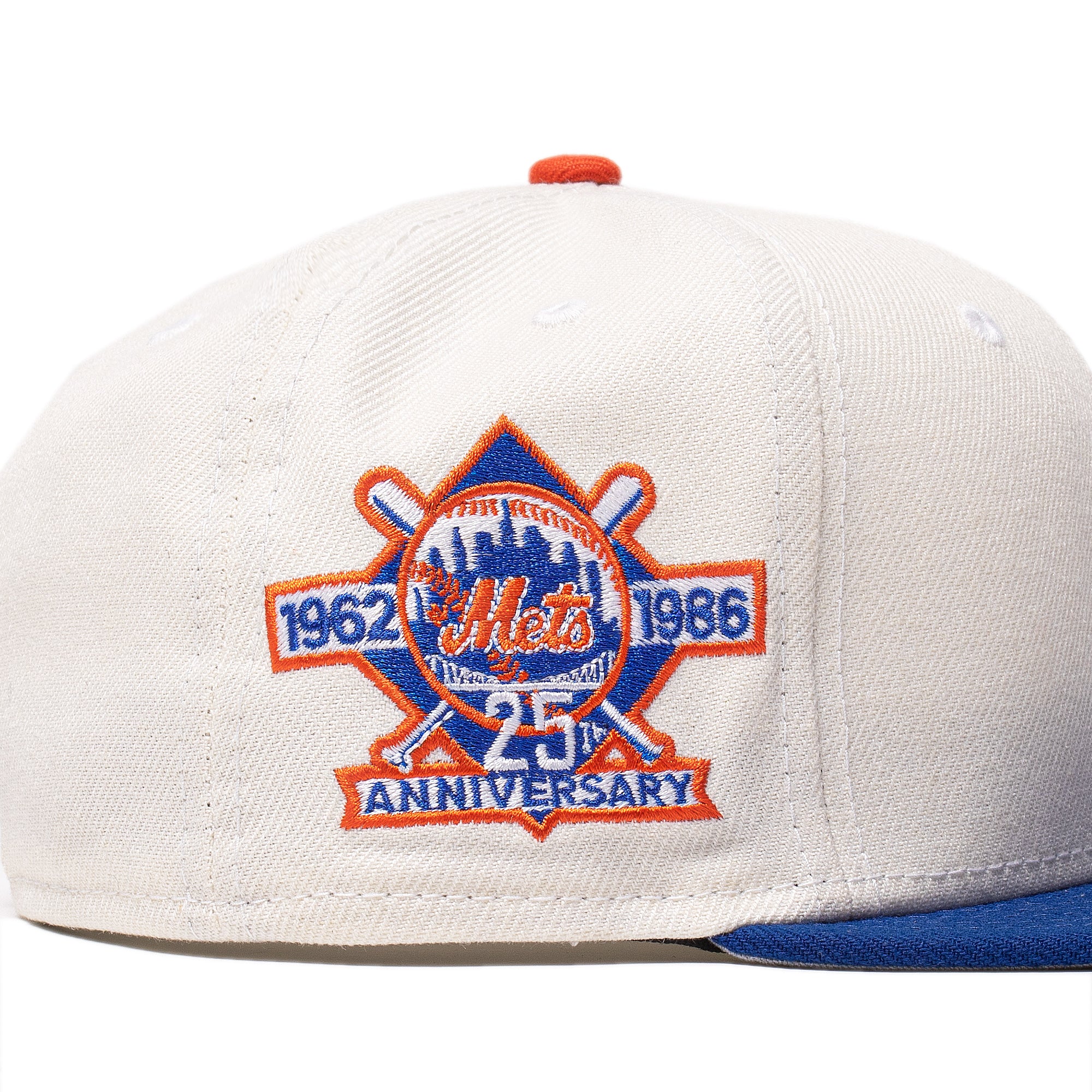 New Era Men NY Mets Chrome LT Royal 25th Anniversary Hat - Image 2