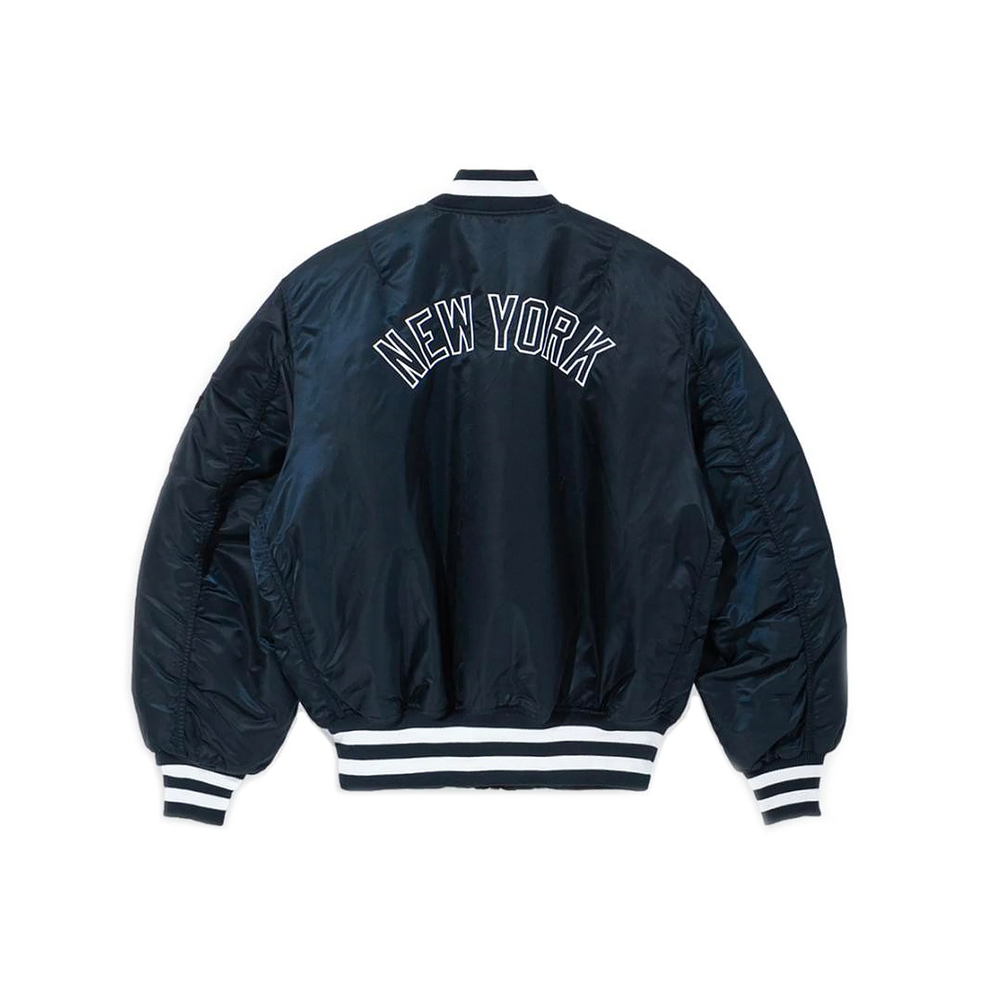 New Era x Alpha Industries Mens New York Yankees MA-1M Bomber Jacket - Image 2
