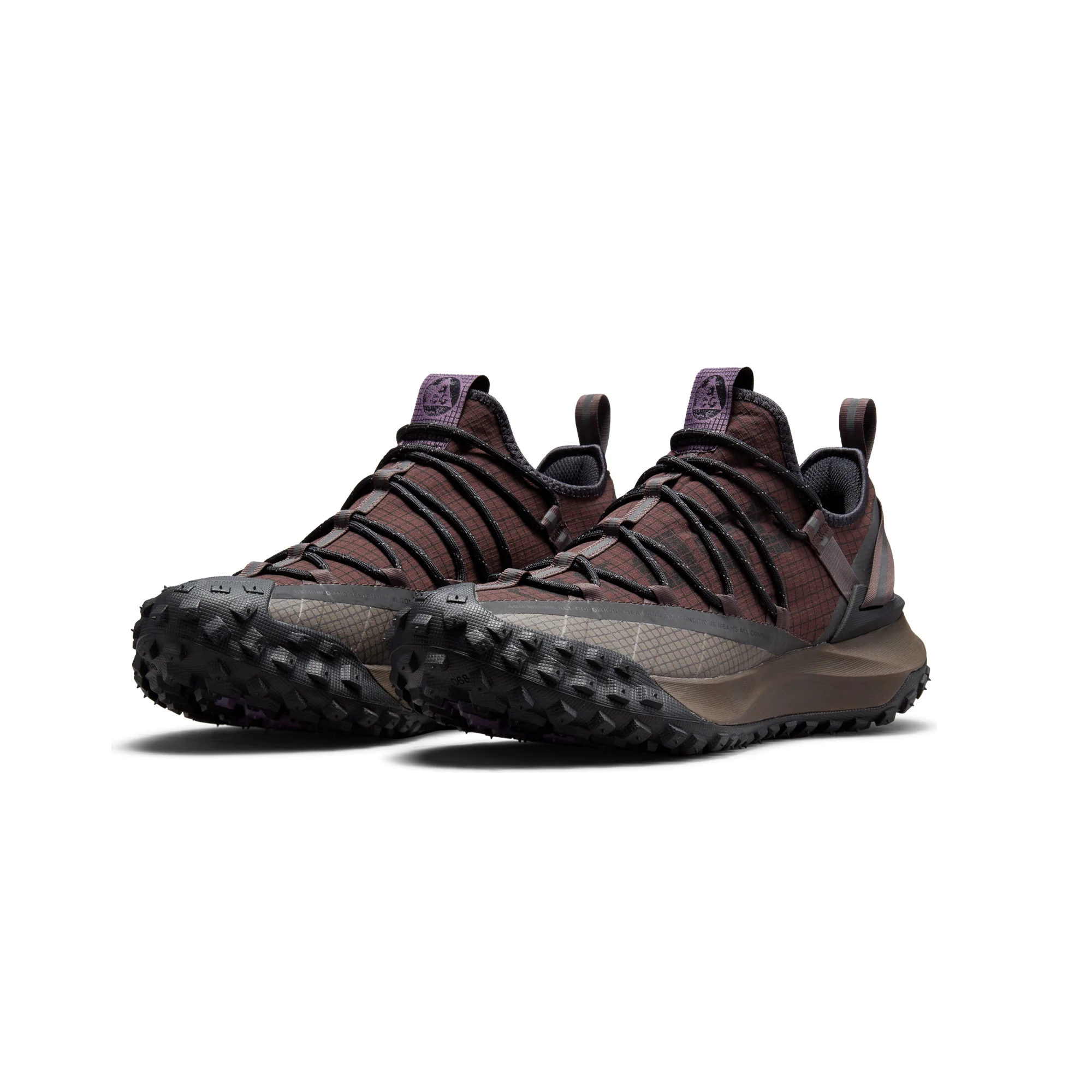 Nike ACG Mens Mountain Fly Low Shoes Brown Basalt /Black - Image 2