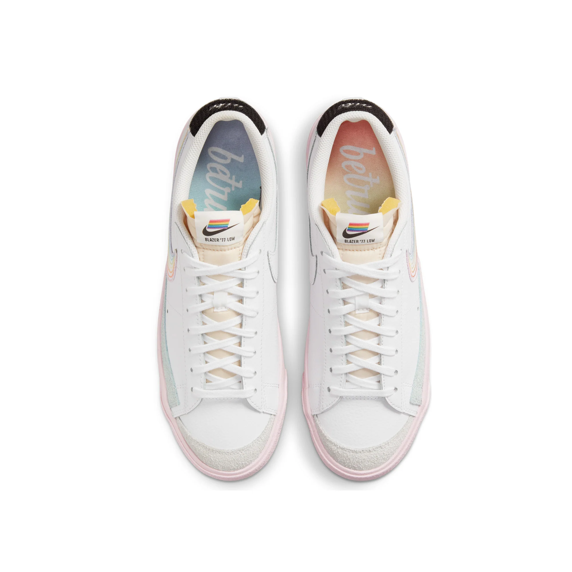 Nike Mens Blazer Low '77 Vintage Betrue Shoes 'White' - Image 4
