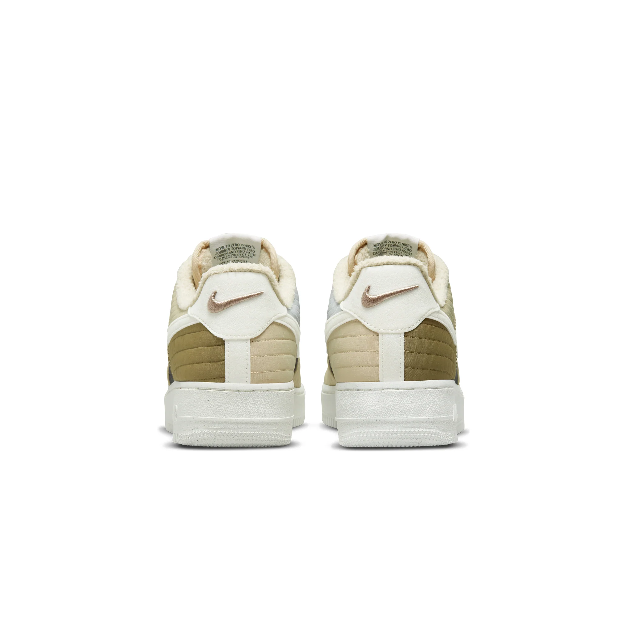 Nike Mens Air Force 1 '07 LX Shoes 'Brown Kelp/Sail' - Image 3