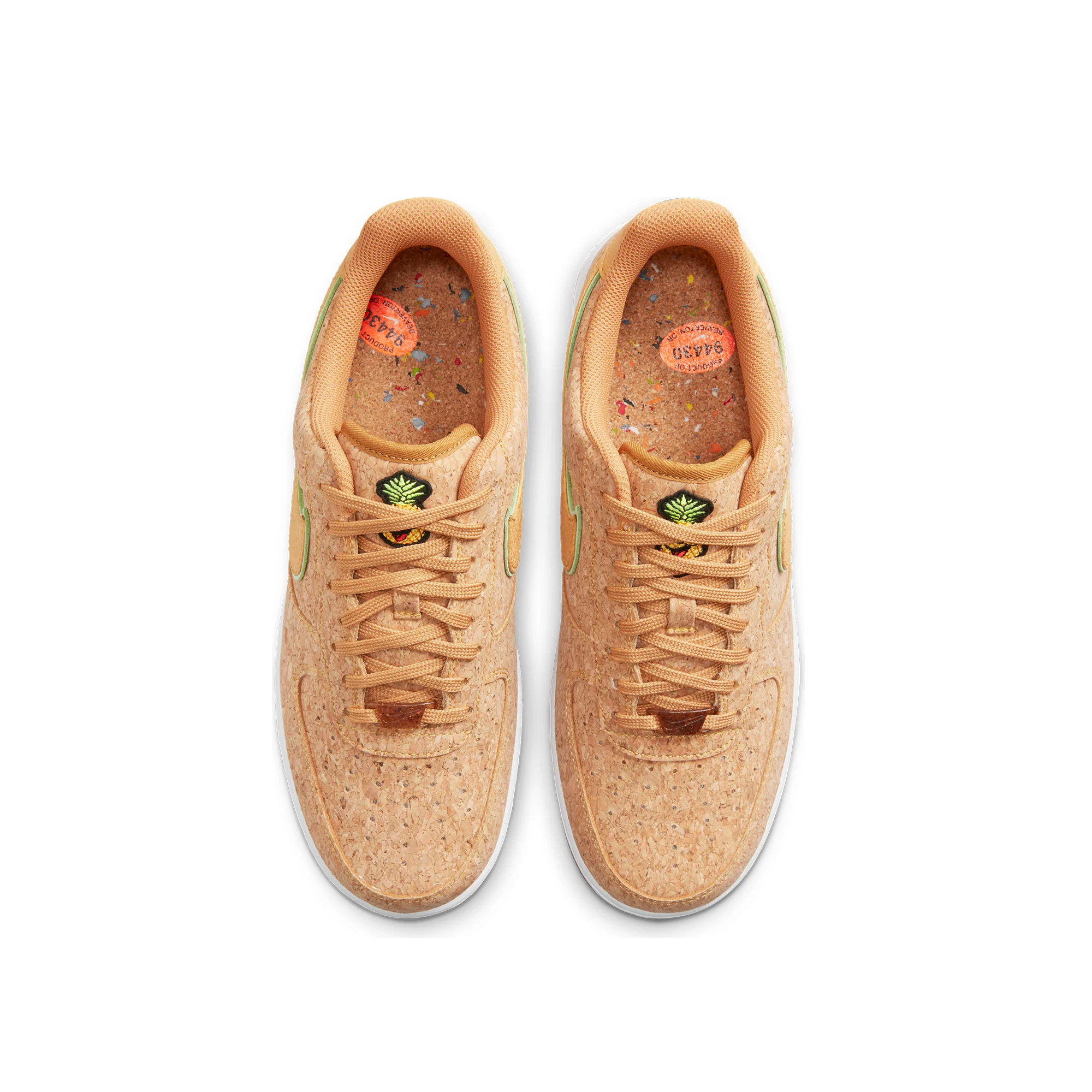 Nike Mens Air Force 1 '07 Premium Shoes Multi-color/Metallic Gold - Image 4
