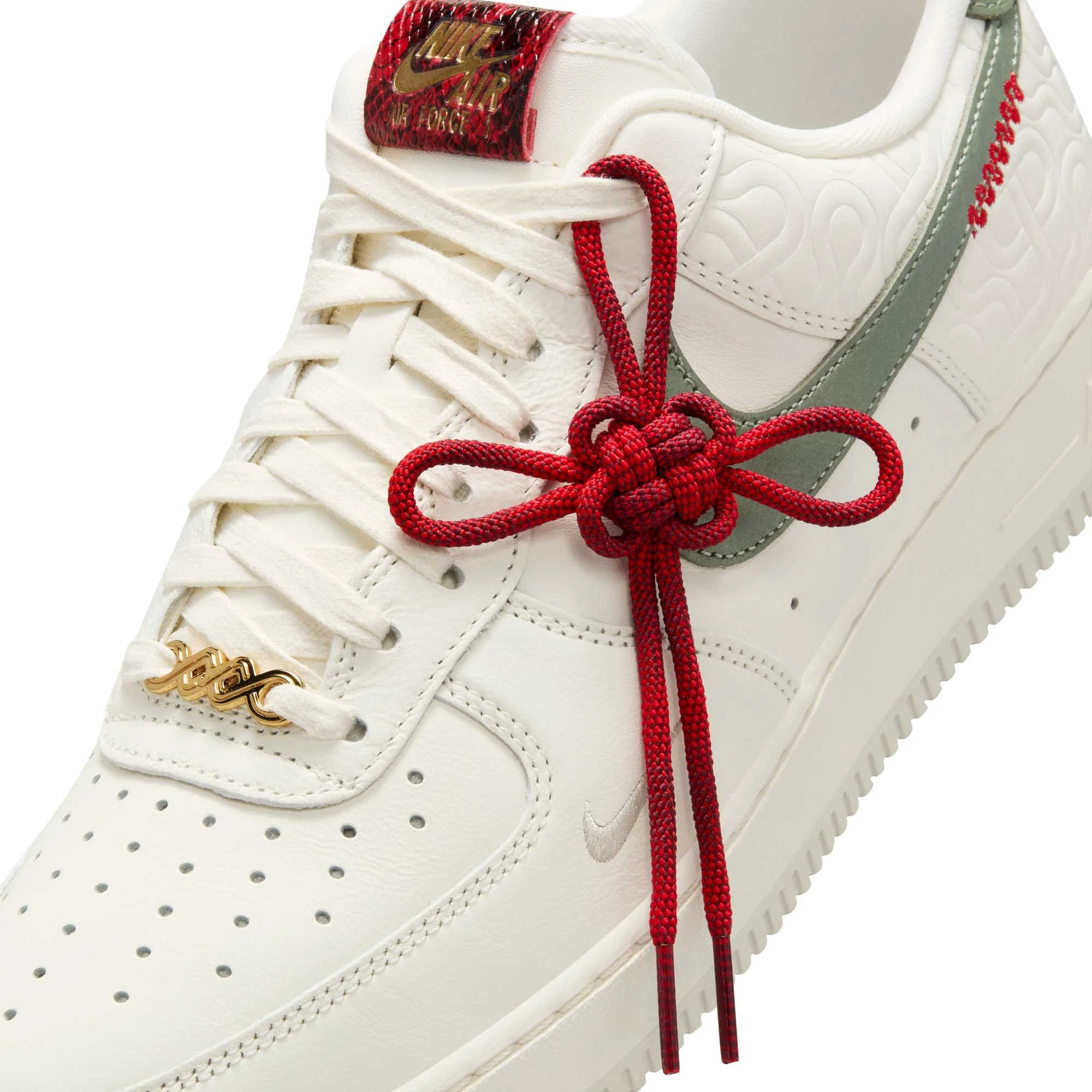 Nike Mens Air Force 1 '07 "Year of the Snake" Shoes - Image 4