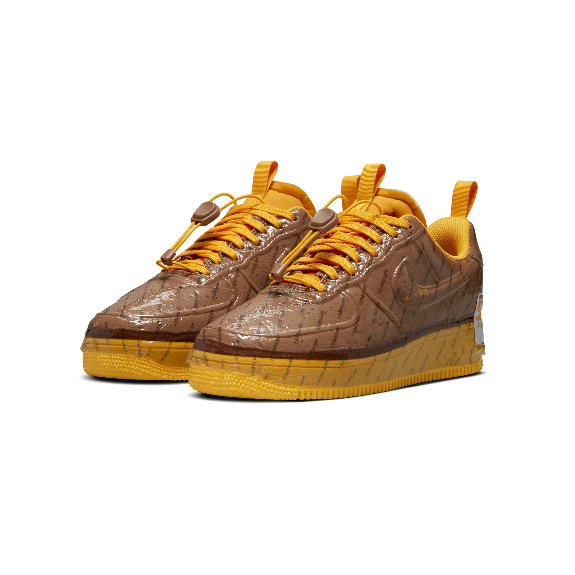 Nike Mens Air Force 1 Experimental Shoes Archaeo Brown - Image 2