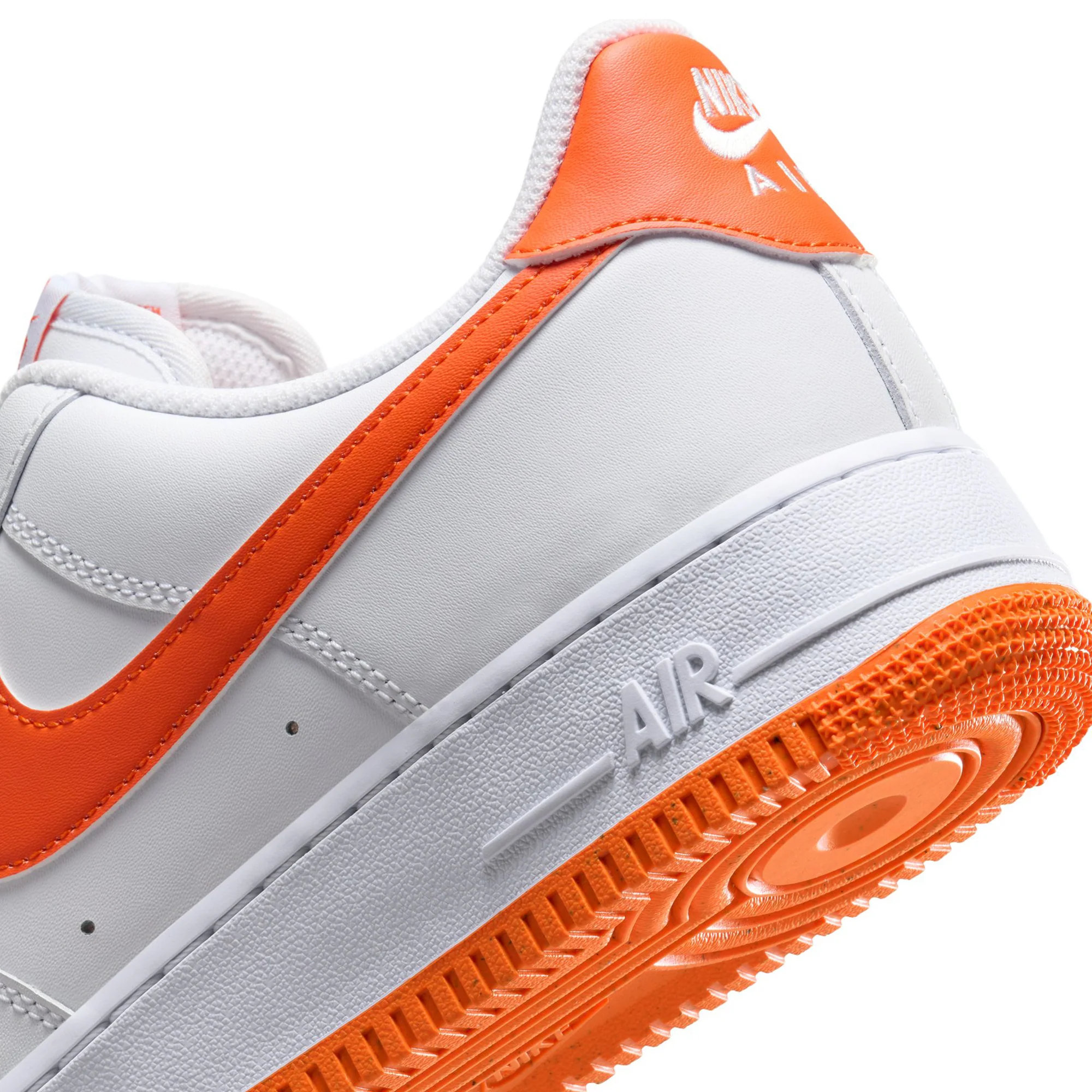 Nike Mens Air Force 1 Low "Safety Orange" Shoes - Image 4