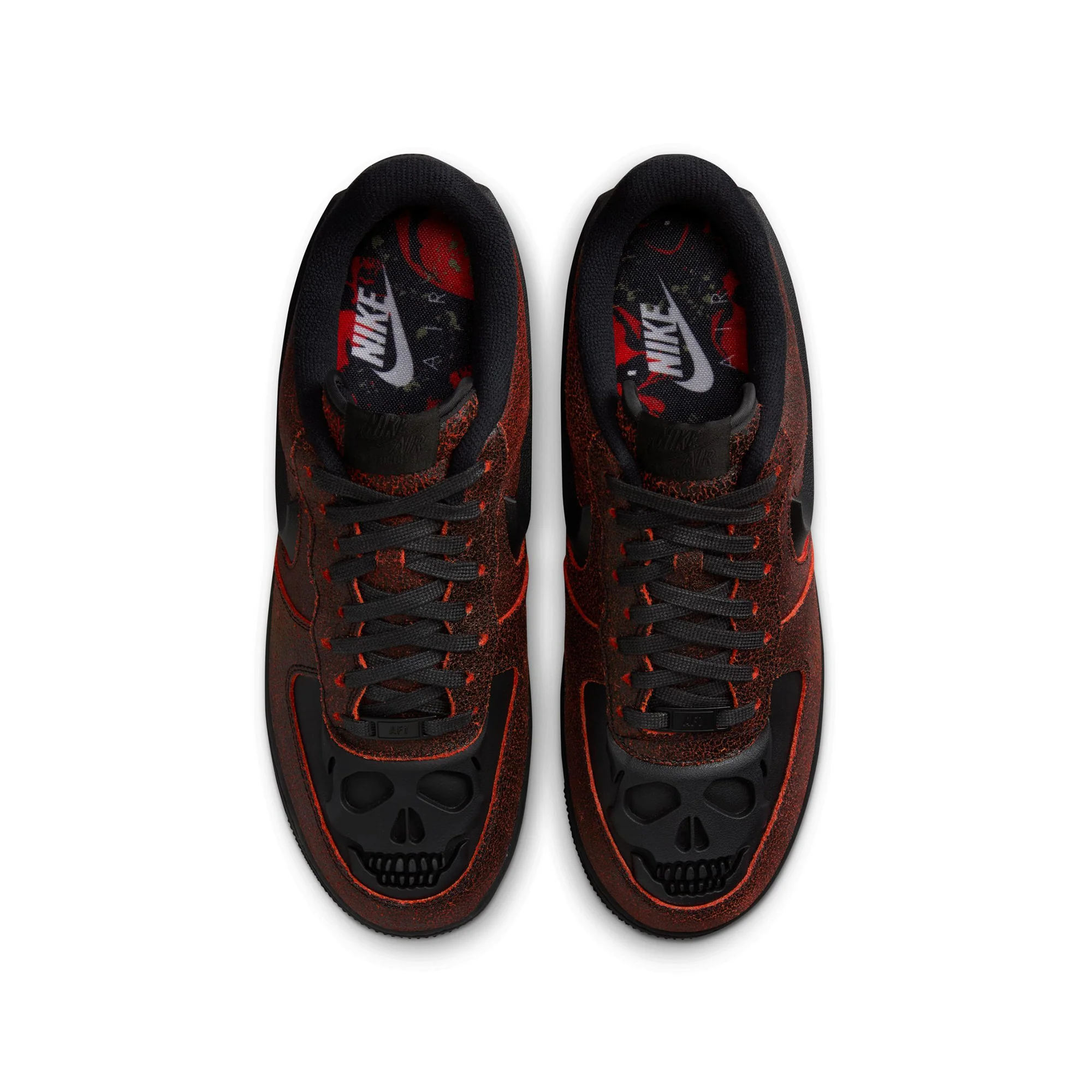 Nike Mens Air Force 1 Retro QS "Halloween" Shoes - Image 4