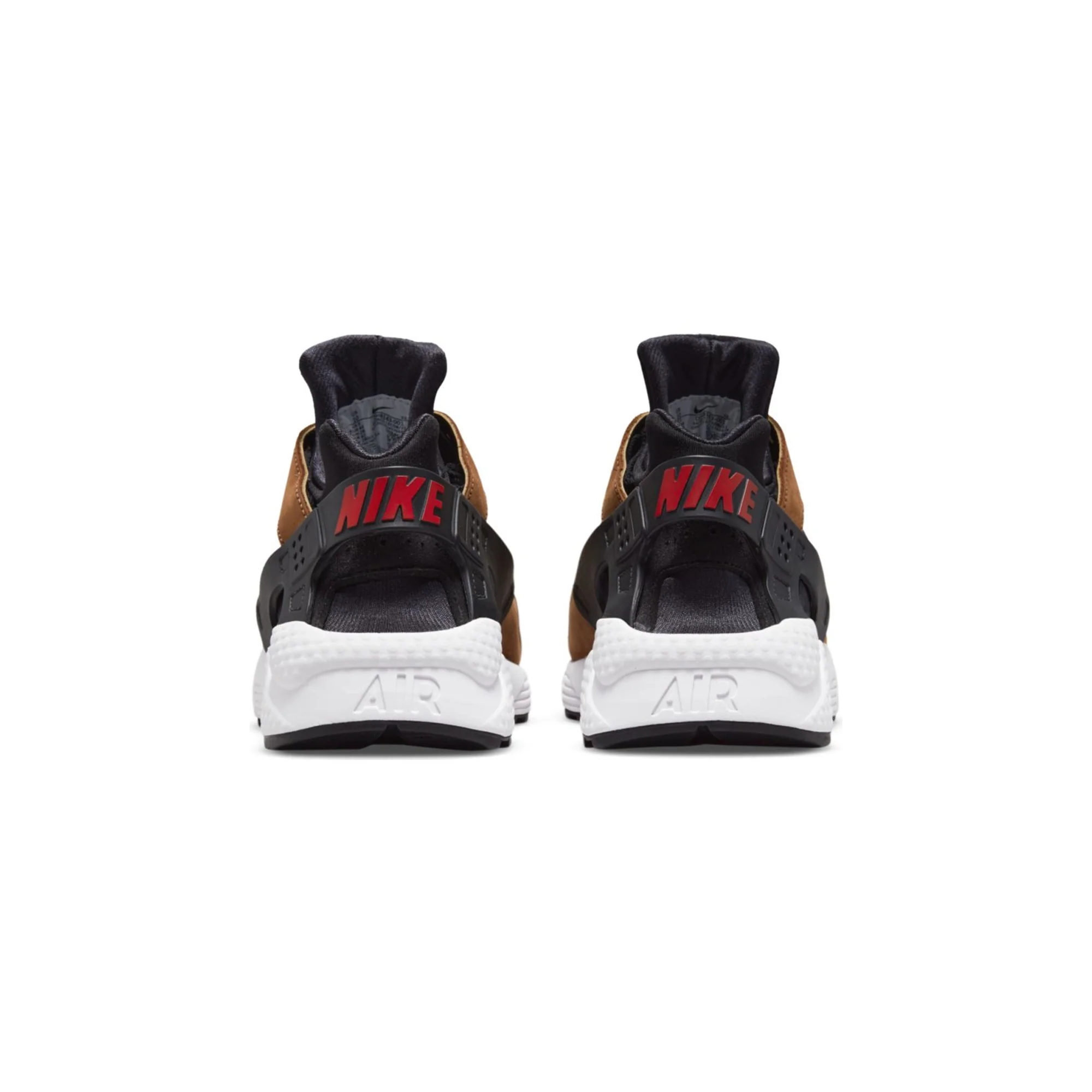 Nike Mens Air Huarache LE Shoes 'Black/Bison-White-University Red' - Image 3