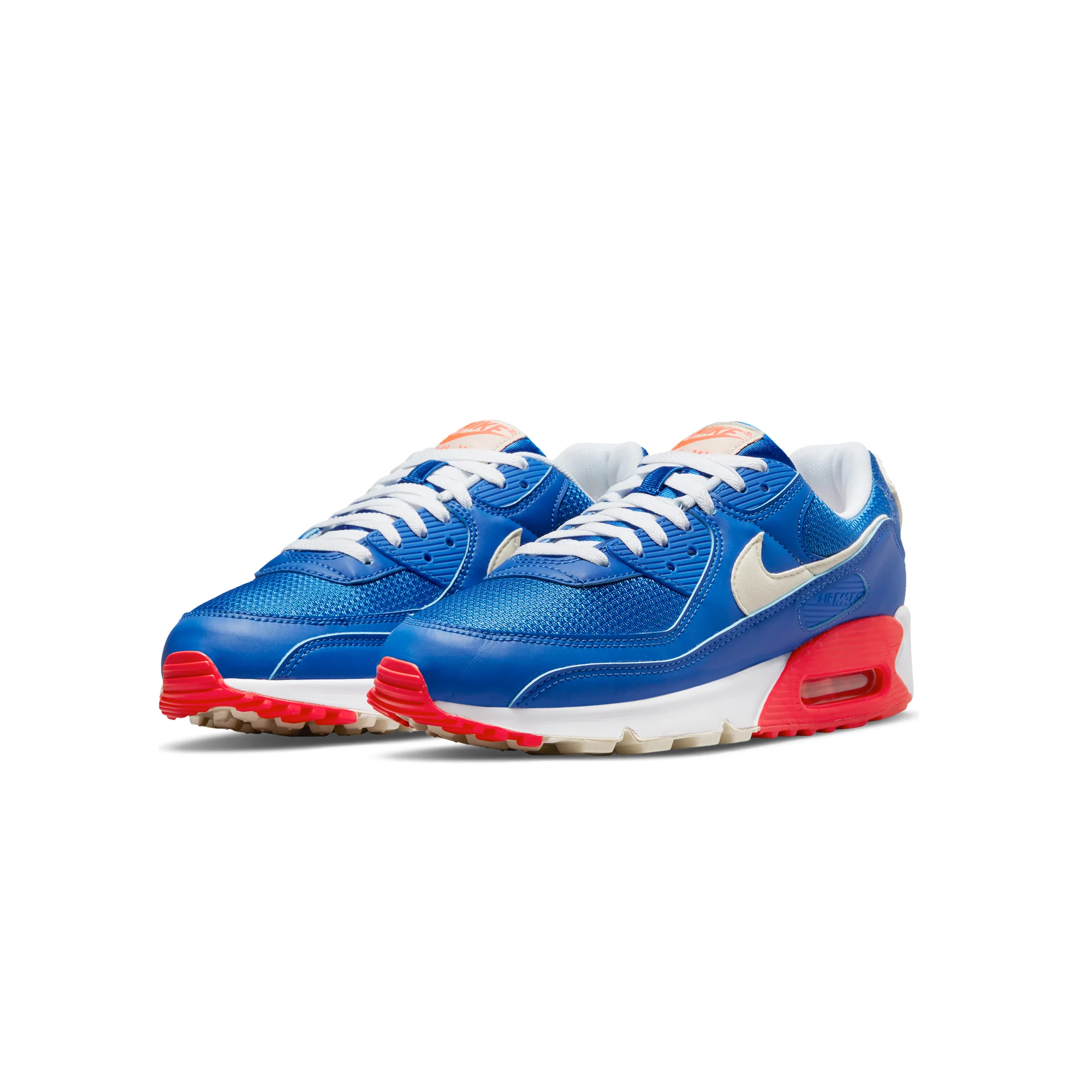 Nike Mens Air Max 90 Shoes 'Hyper Royal/Coconut Milk' - Image 2