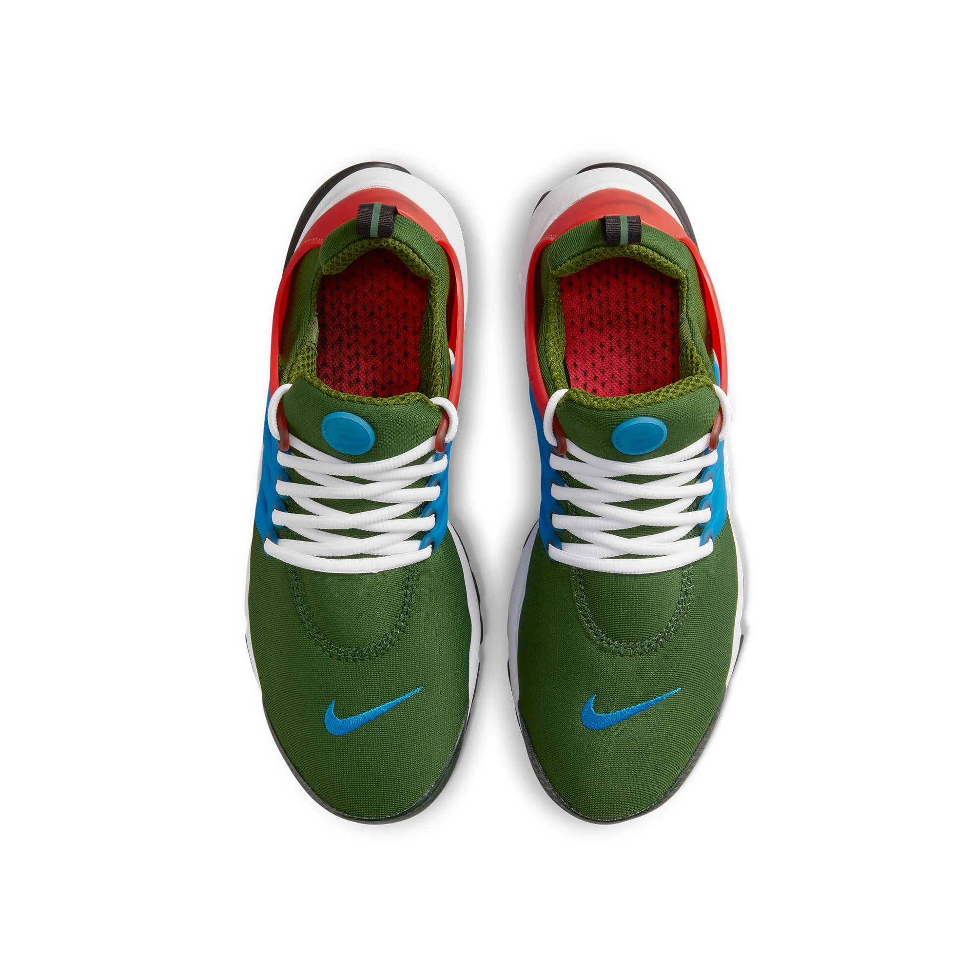 Nike Mens Air Presto Shoes 'Forest Green/Photo Blue' - Image 4