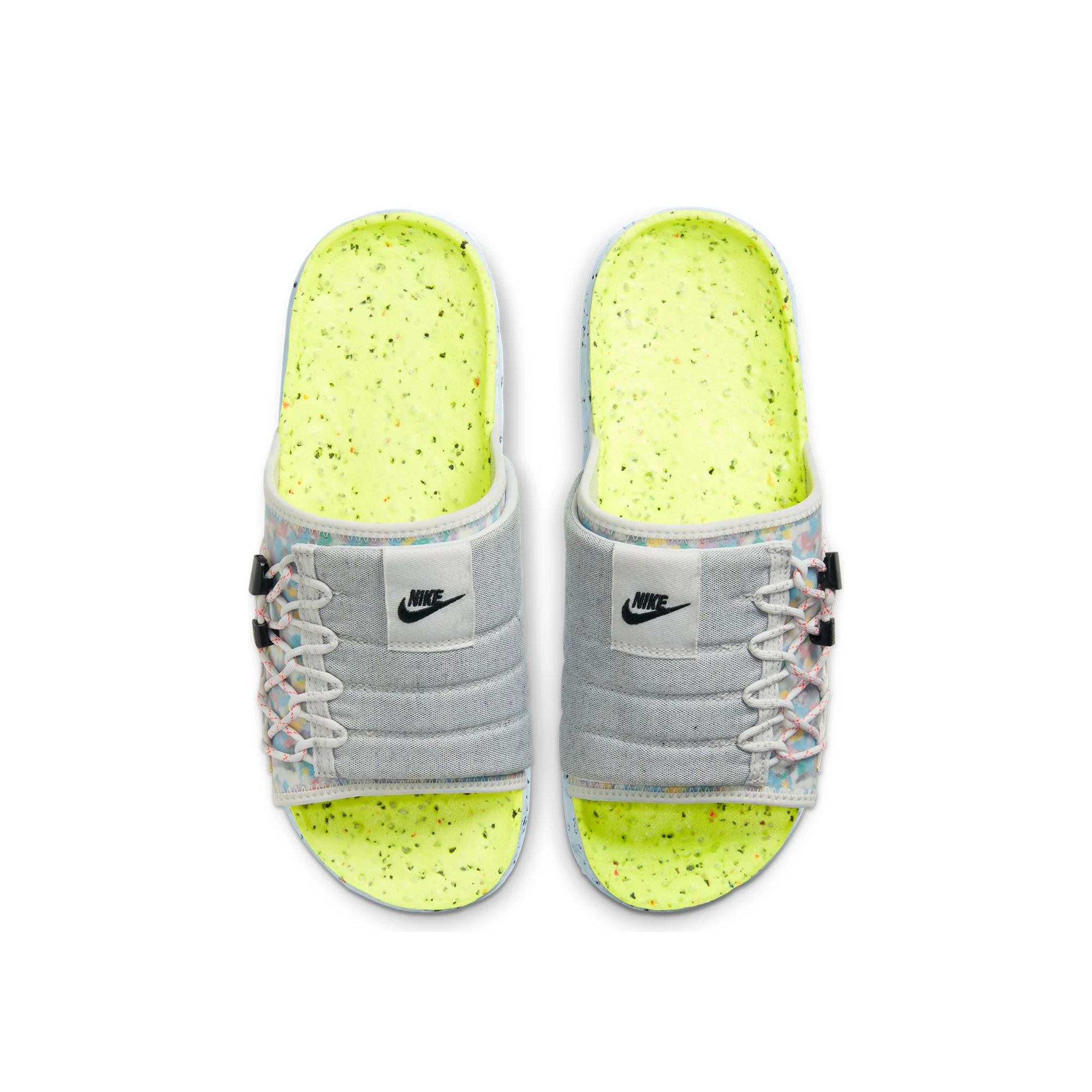 Nike Mens Asuna Crater Slides 'Platinum Tint' - Image 2