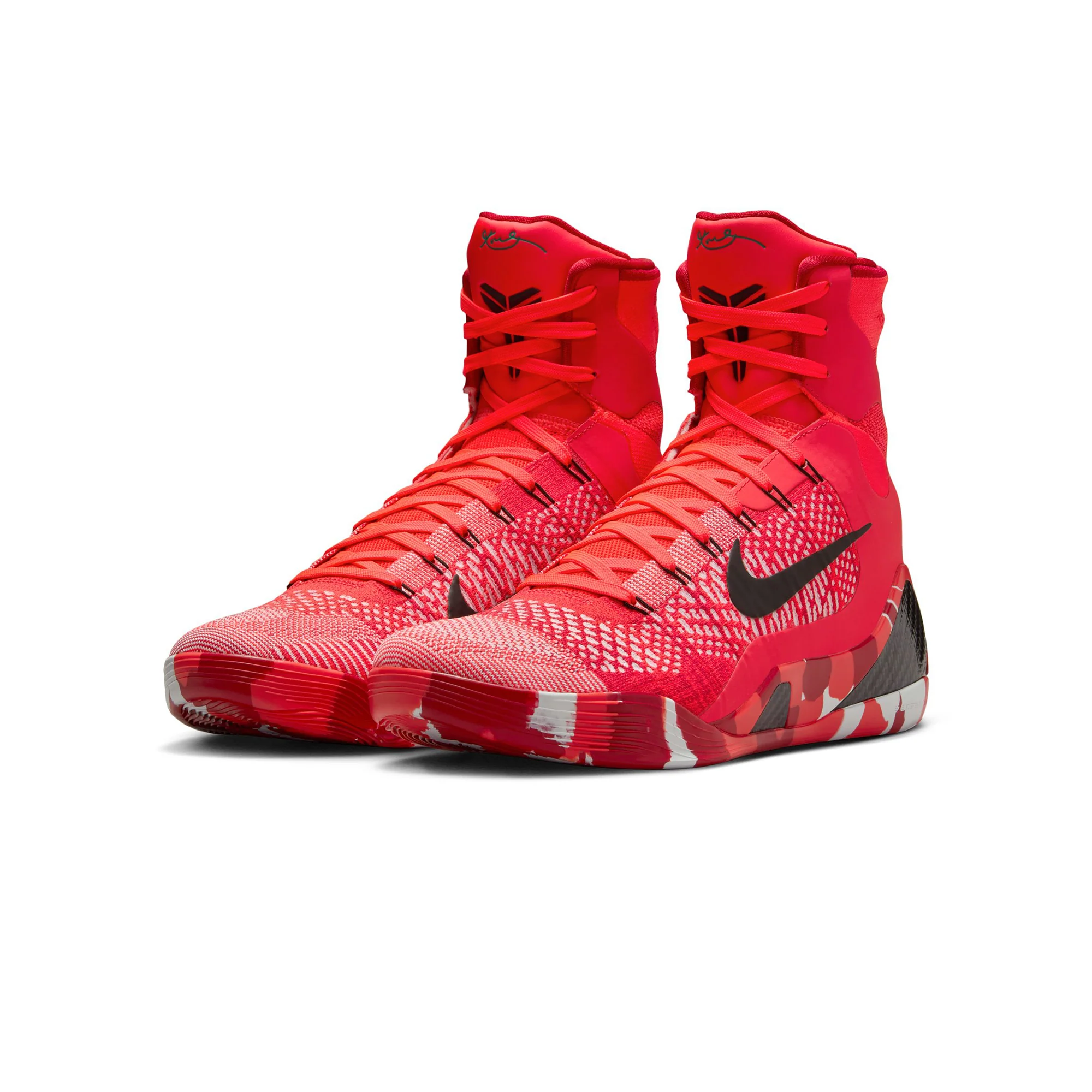 Nike Mens Kobe 9 Elite High Protro "Christmas" Shoes - Image 2