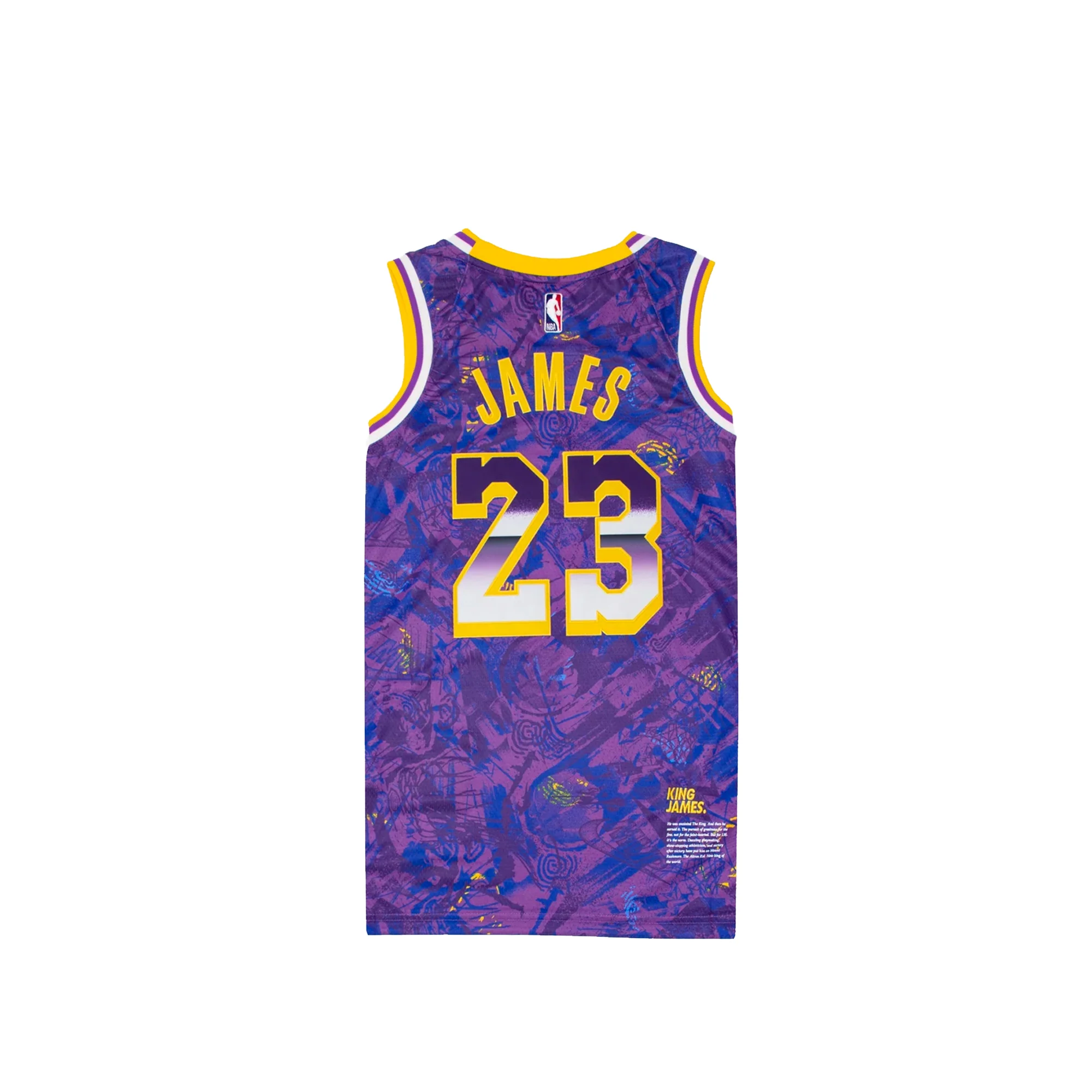 Nike Mens LeBron James Select Series Jersey FIELD PURPLE - Image 2