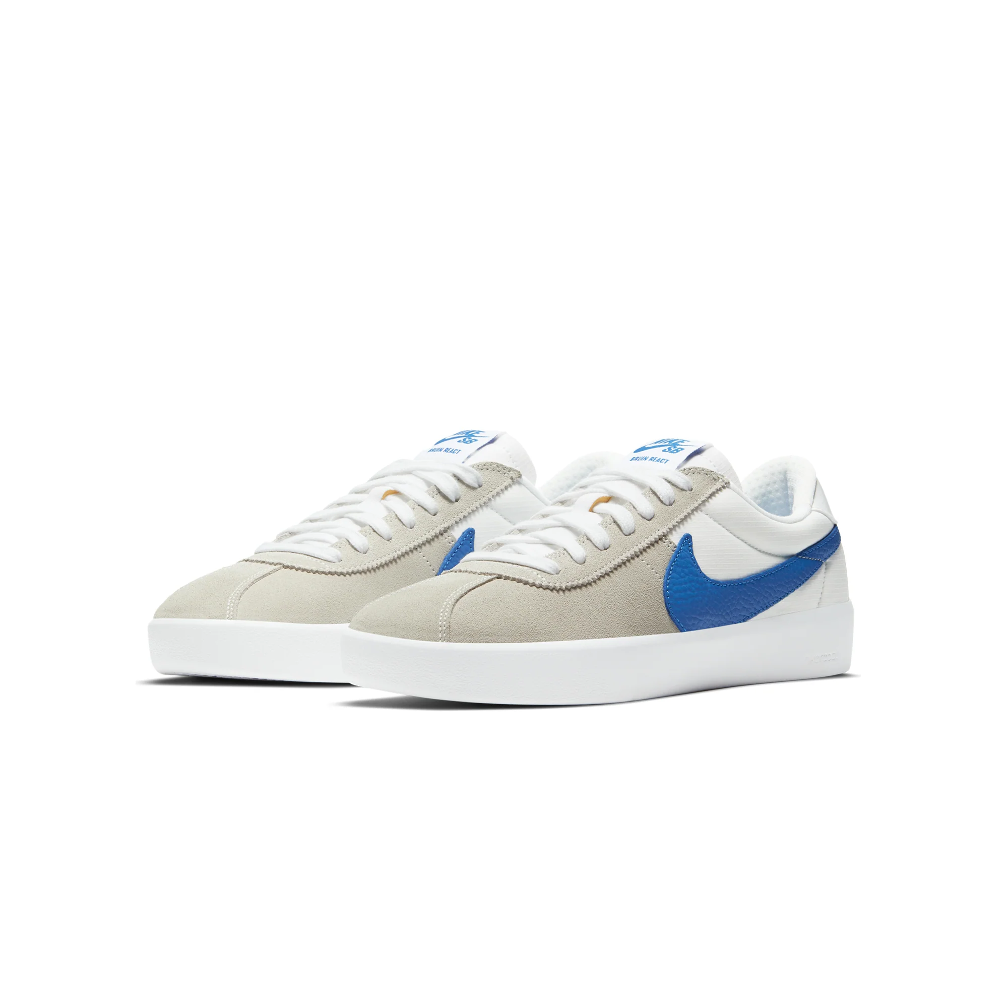 Nike Mens SB Ruin React Shoes 'Summit White SIgnal Blue' - Image 2