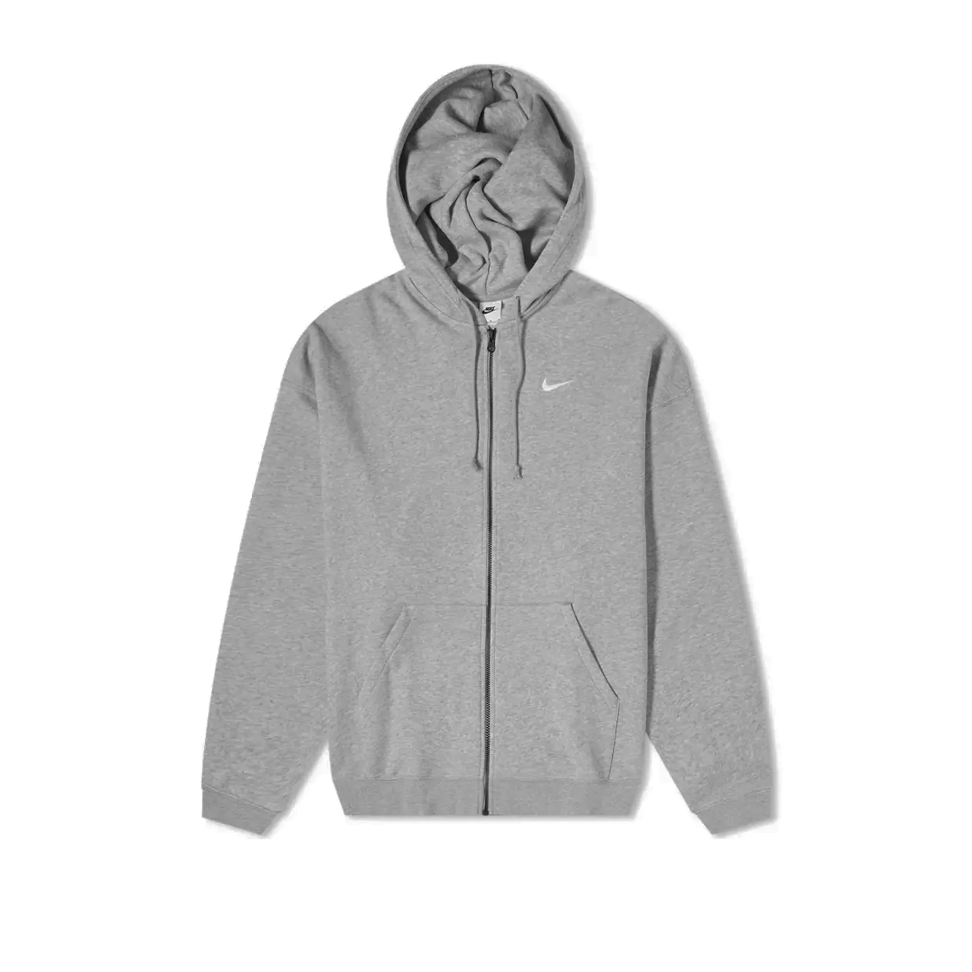Nike Mens Solo Swoosh Full-Zip Fleece Hoodie
