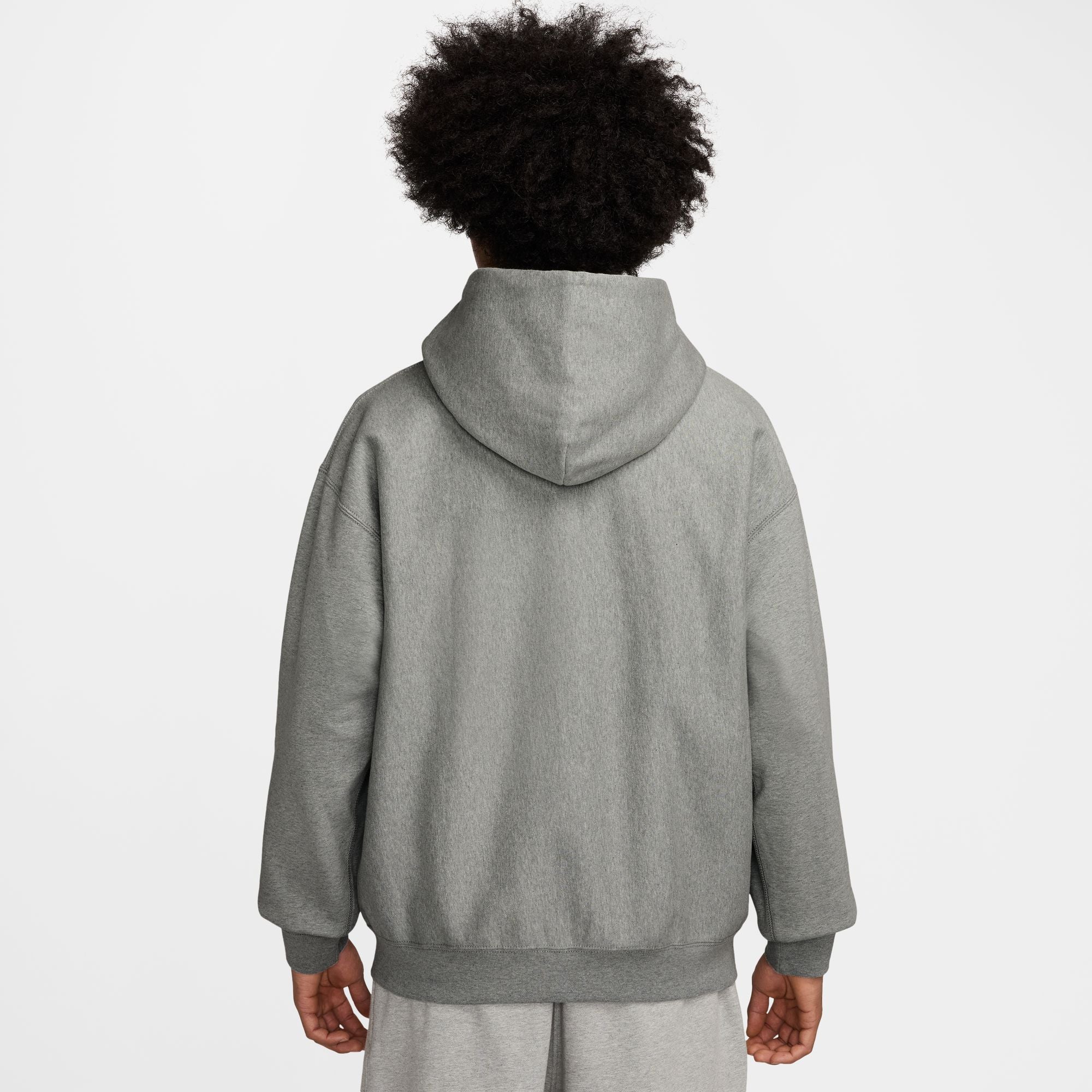 Nike Mens Solo Swoosh Full-Zip Fleece Hoodie - Image 3