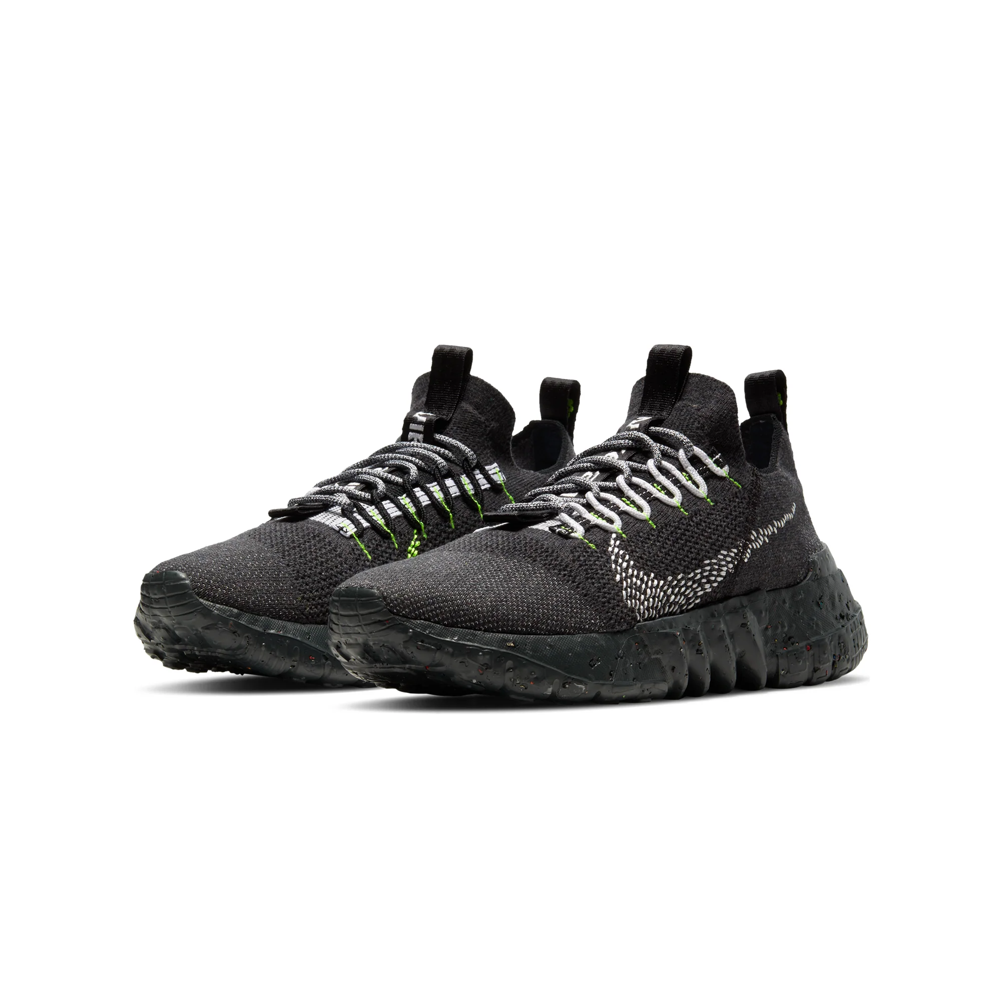 Nike Mens Space Hippie 01 Shoes 'Anthracite' - Image 2