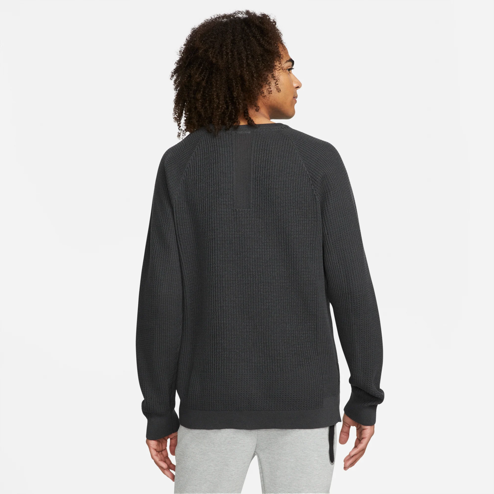 Nike Mens Sportswear Dri-Fit ADV Long Sleeve Top 'Anthracite' - Image 3