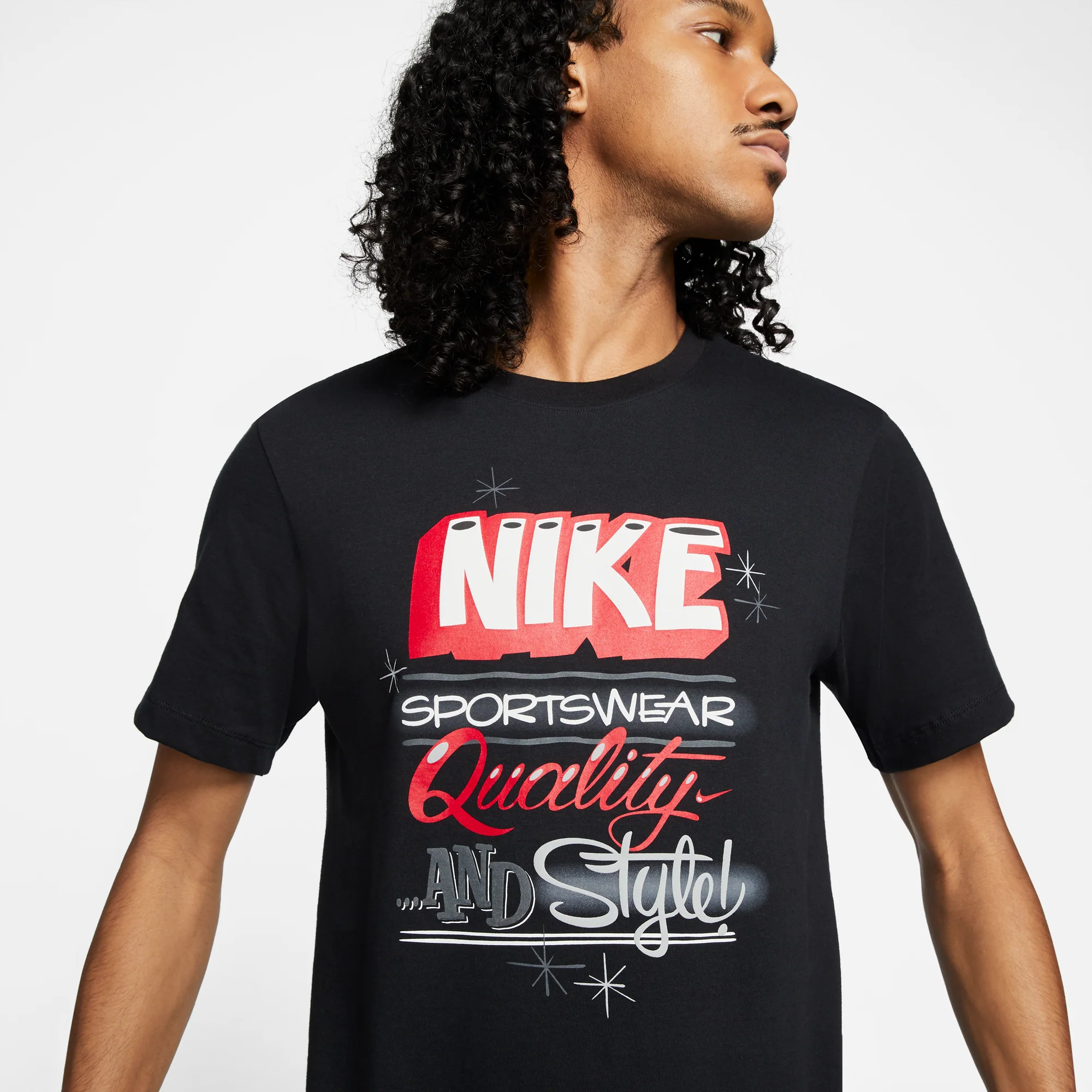 Nike Mens Sportswear 'Black' T-Shirt - Image 3
