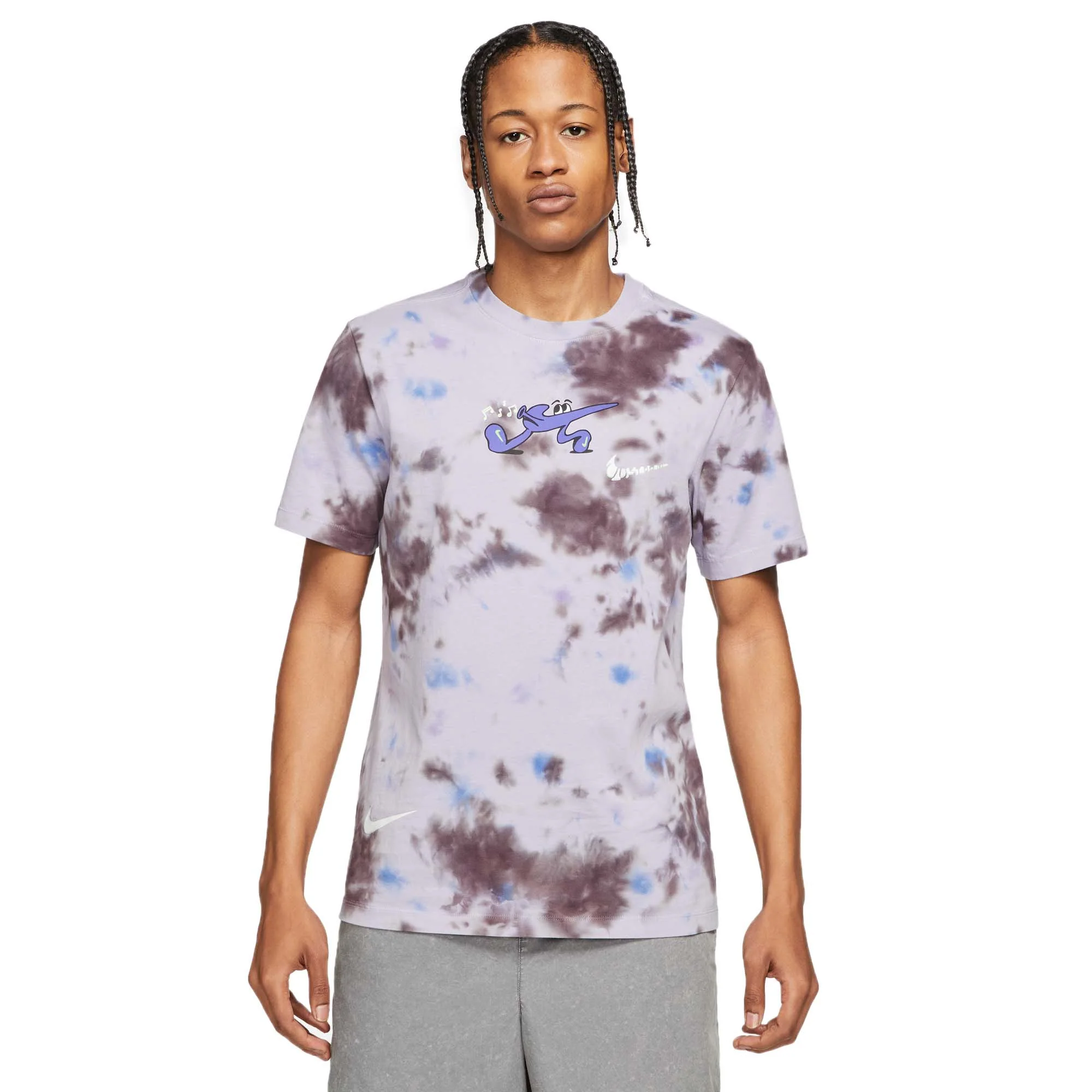 Nike Mens Sportswear Tee Off Noir/Violet Haze