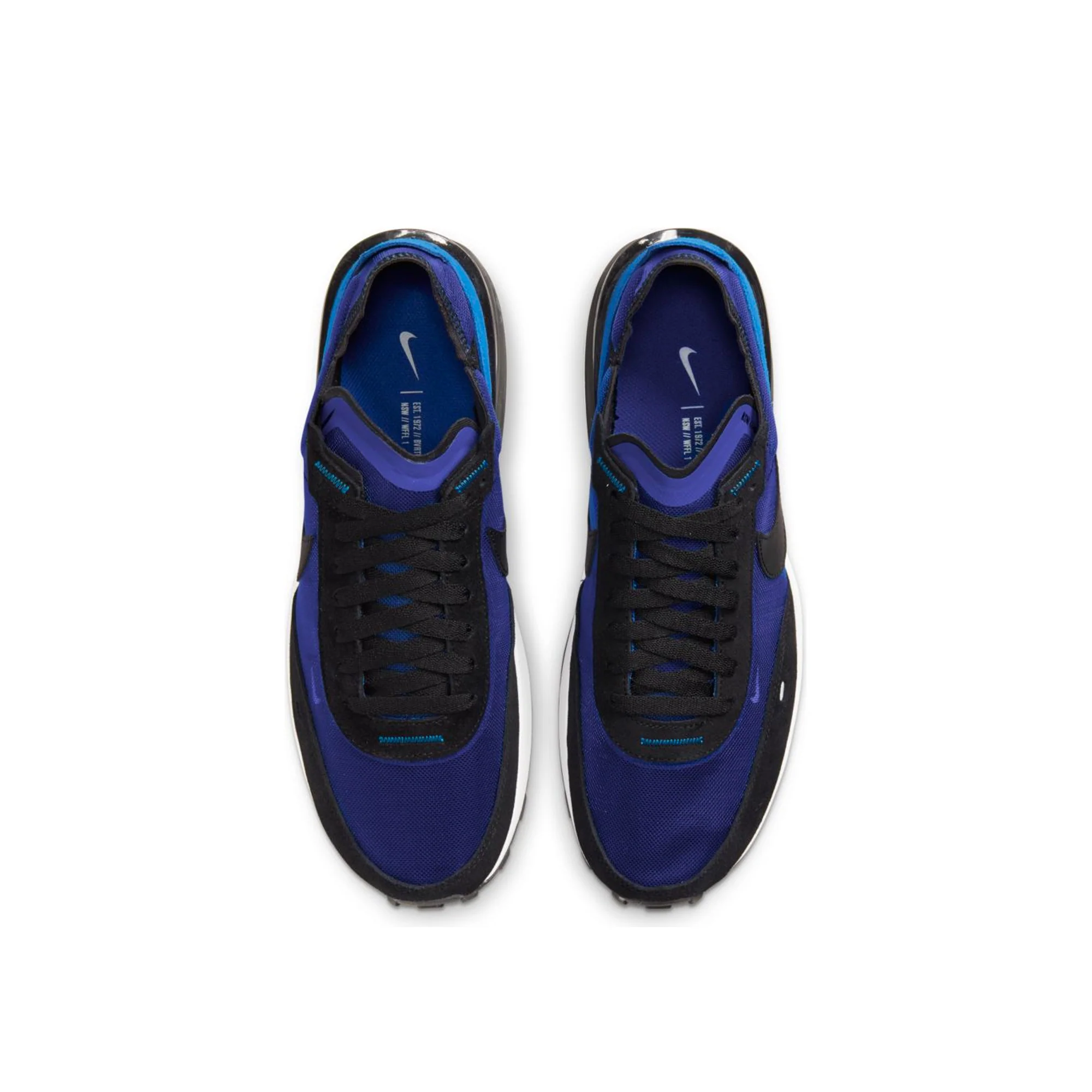 Nike Mens Waffle One Shoes 'Racer Blue/Black' - Image 4