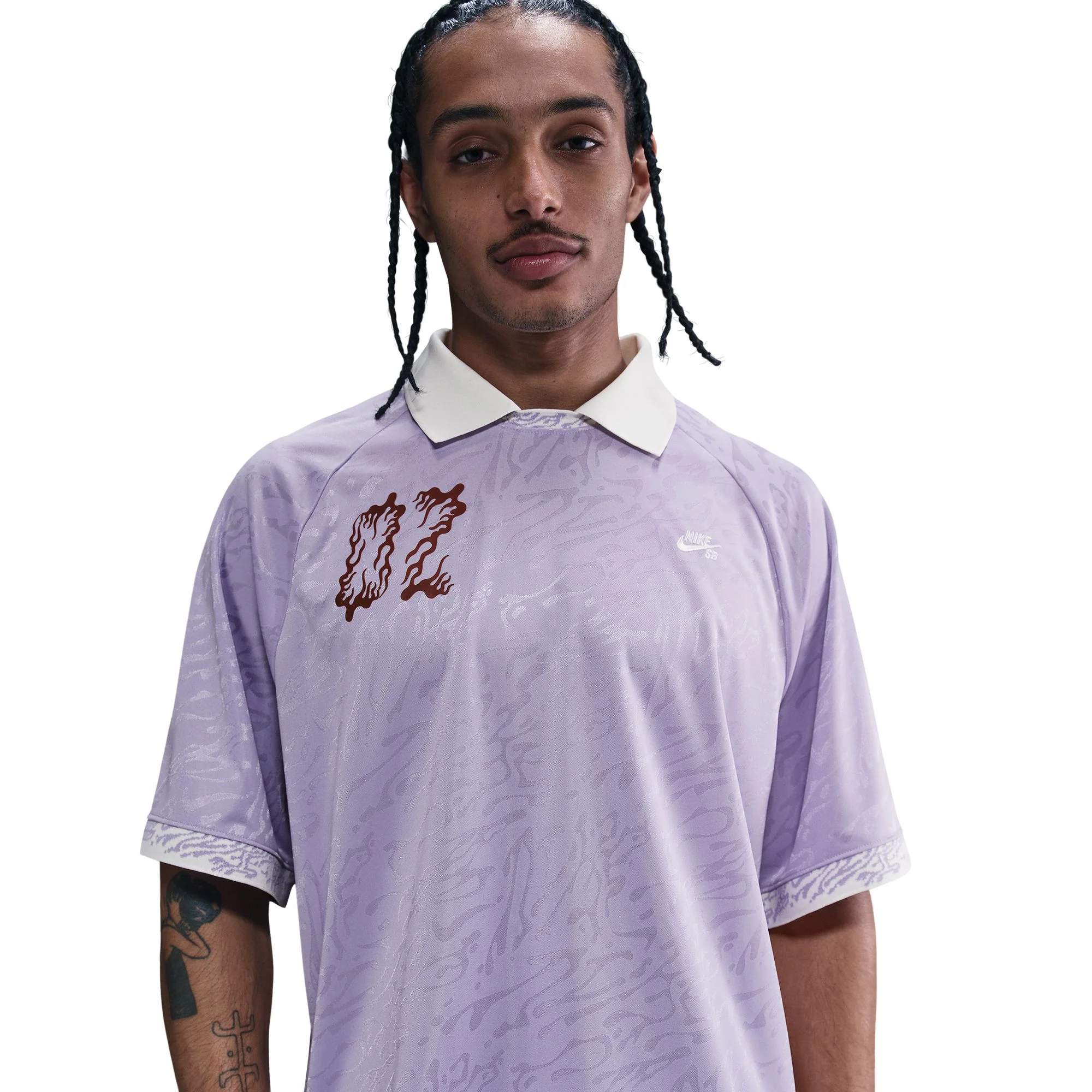 Nike SB Mens Dri-Fit Jacquard Skate Jersey - Image 3