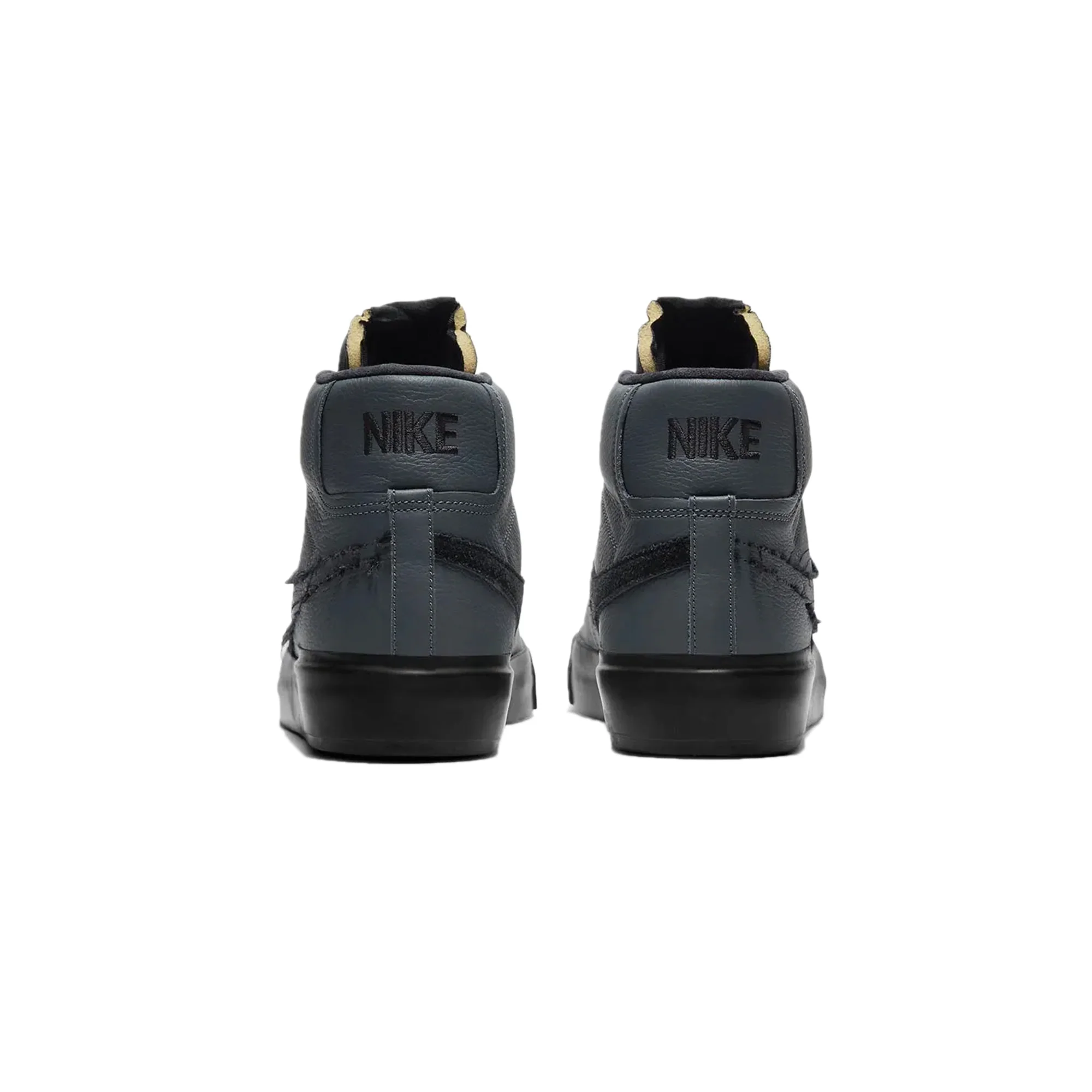 Nike SB Mens Zoom Blazer Mid Edge 'Iron Grey' Shoes - Image 3