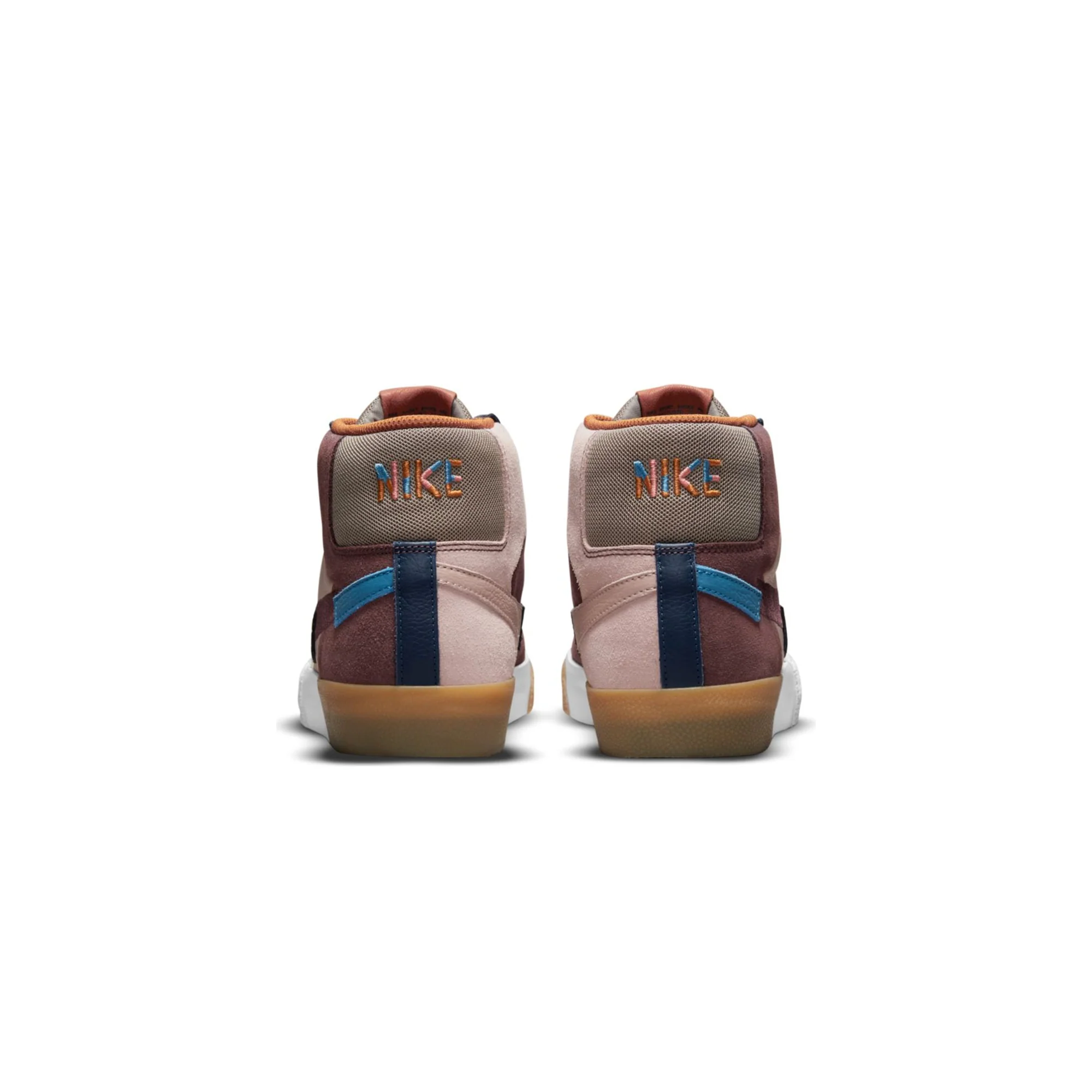 Nike SB Mens Zoom Blazer Mid Premium Shoes 'Dark Wine/Black' - Image 3