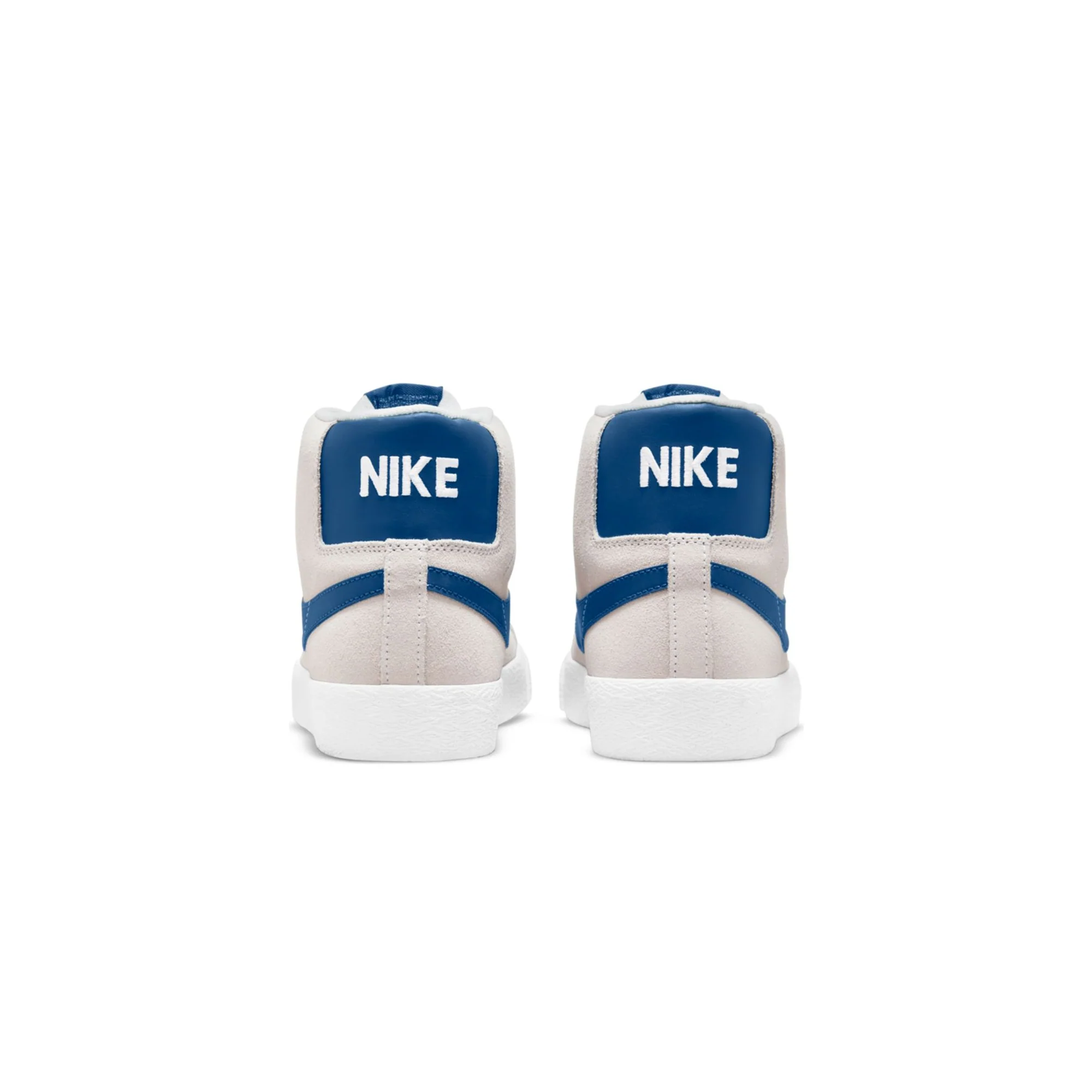 Nike SB Mens Zoom Blazer Mid Shoes 'White/Court Blue' - Image 3
