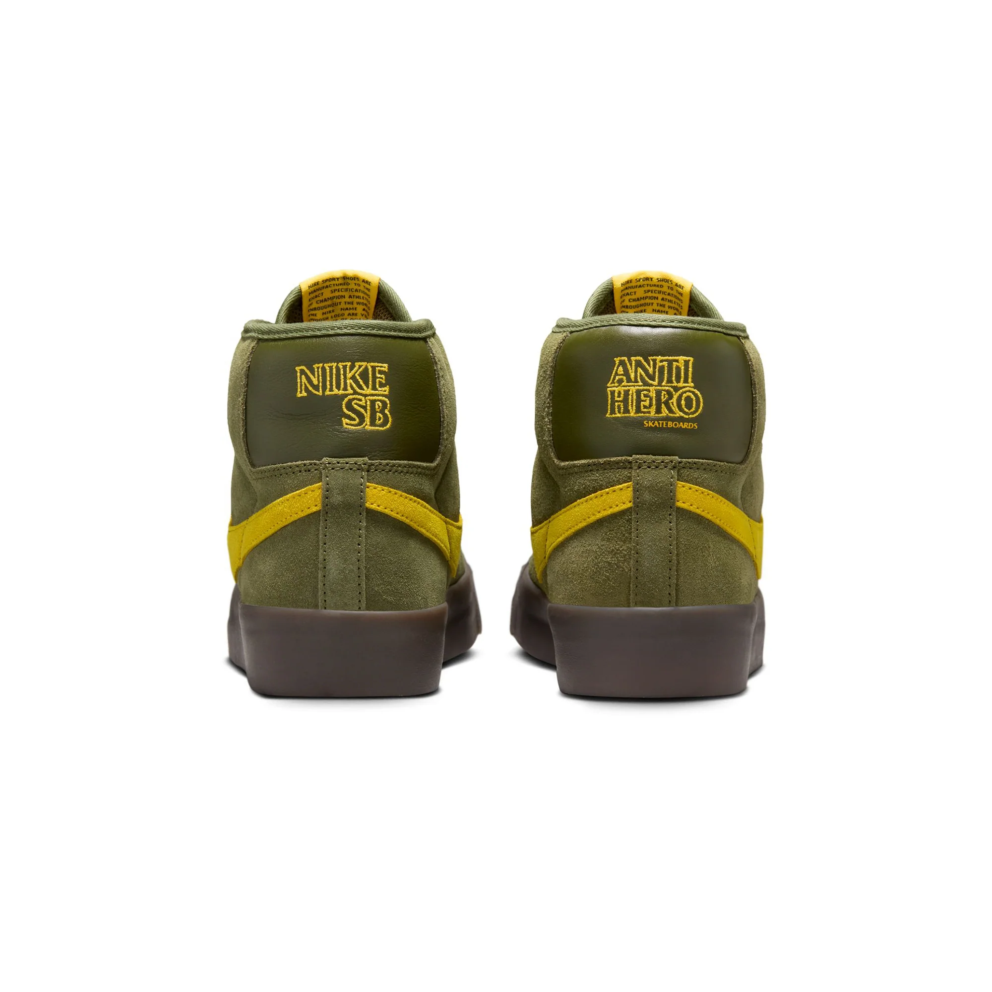 Nike SB x Antihero Mens Zoom Blazer Mid Shoes - Image 3