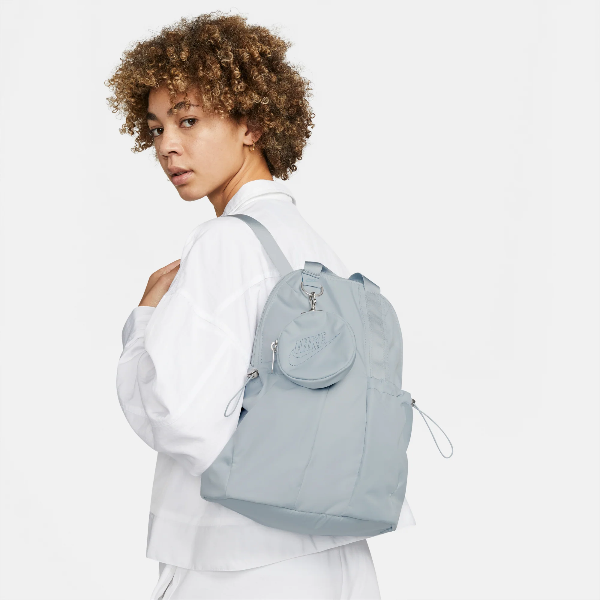 Nike Sportswear Futura Luxe Mini Backpack 'Aura' - Image 3