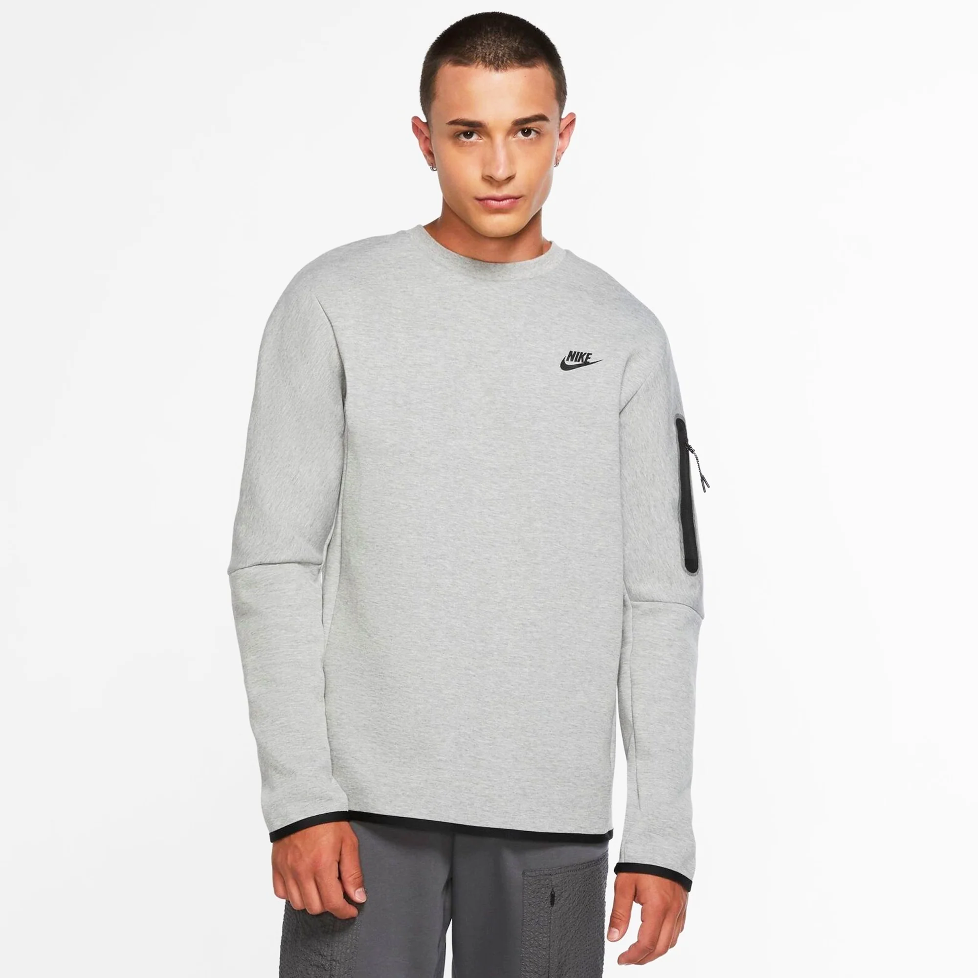 Nike Sportswear Mens Tech Fleece Crew Sweatshirt - Image 2