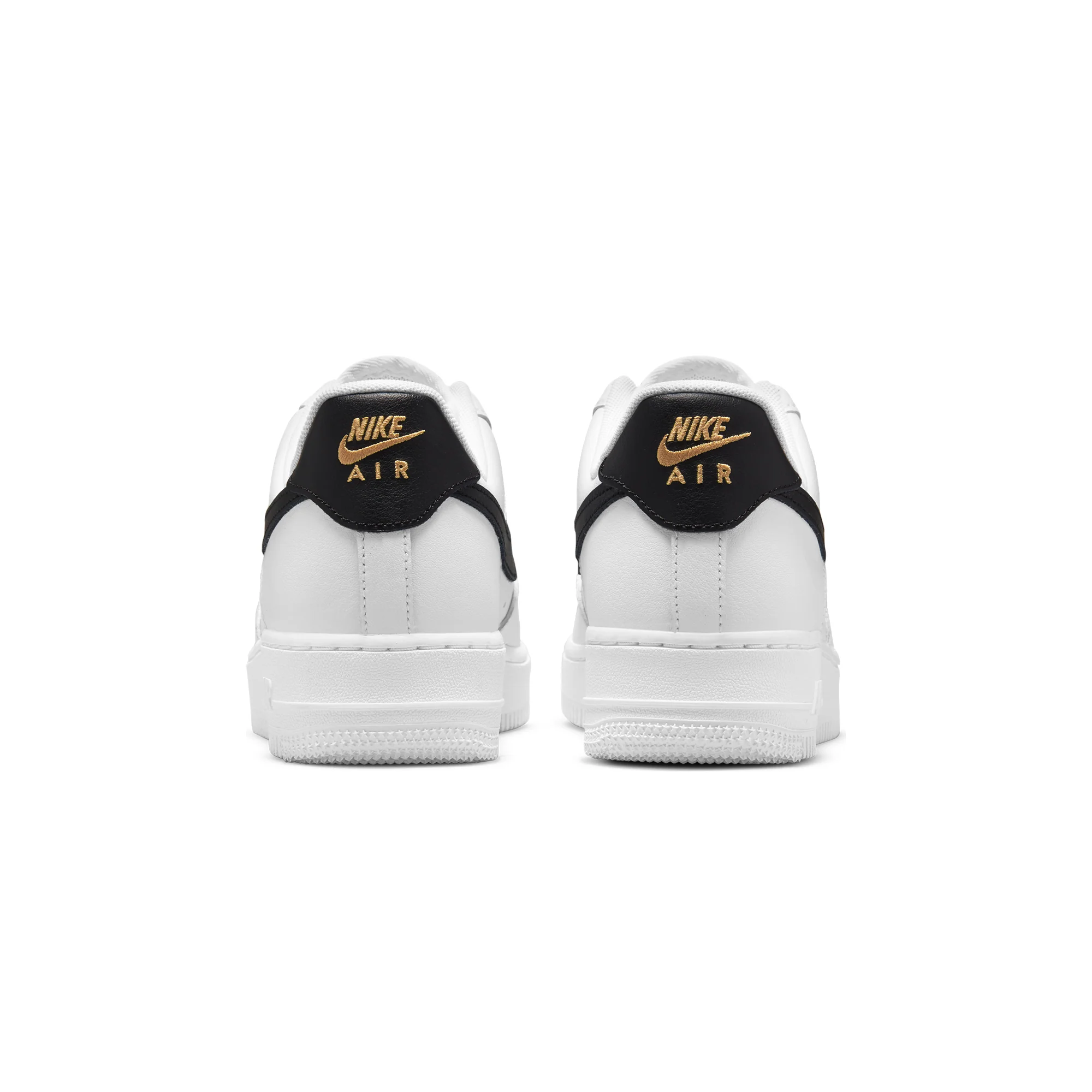 Nike Womens Air Force 1 '07 Essential Shoes 'White/Black' - Image 3