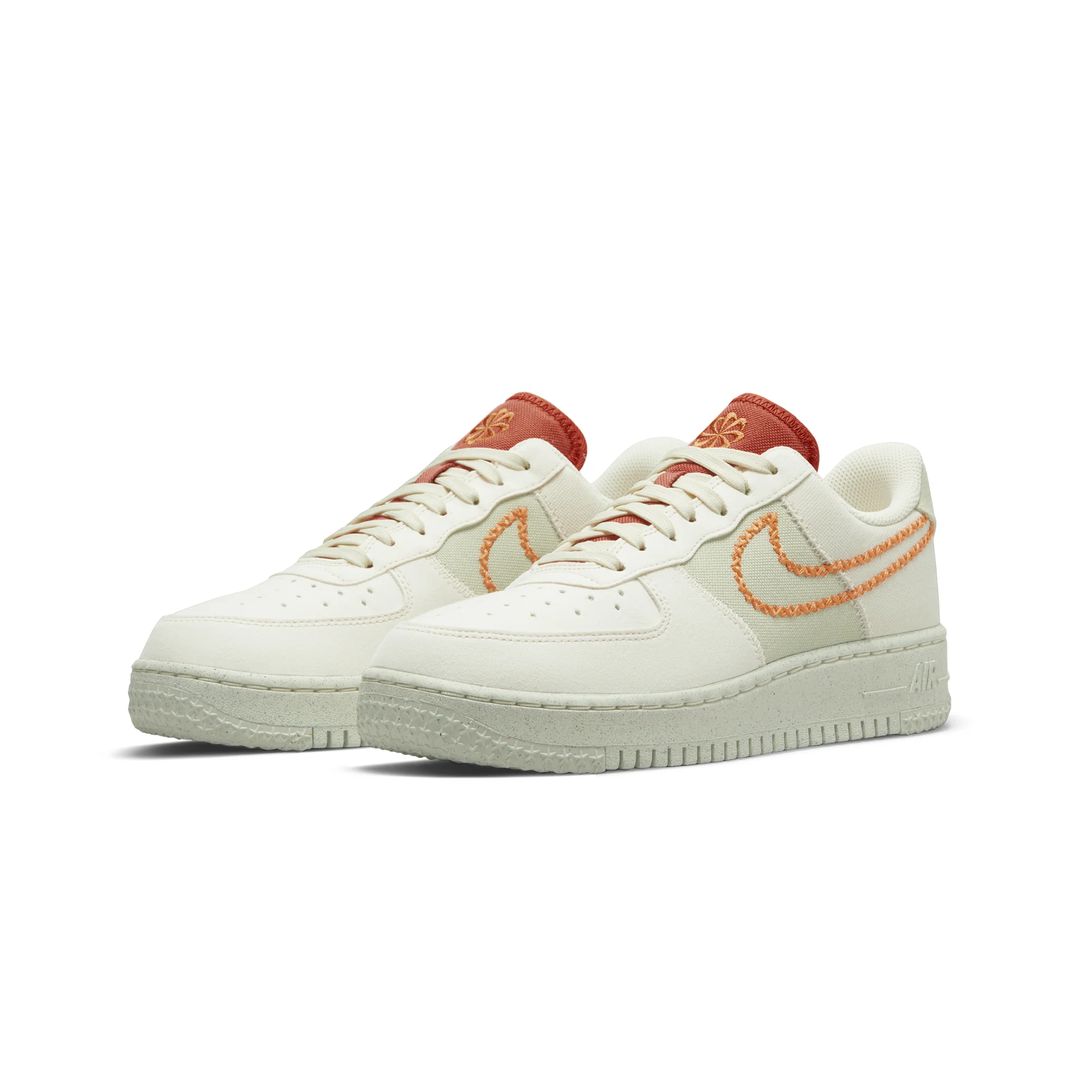 Nike Womens Air Force 1 '07 Low Shoes 'Coconut milk/light curry' - Image 2