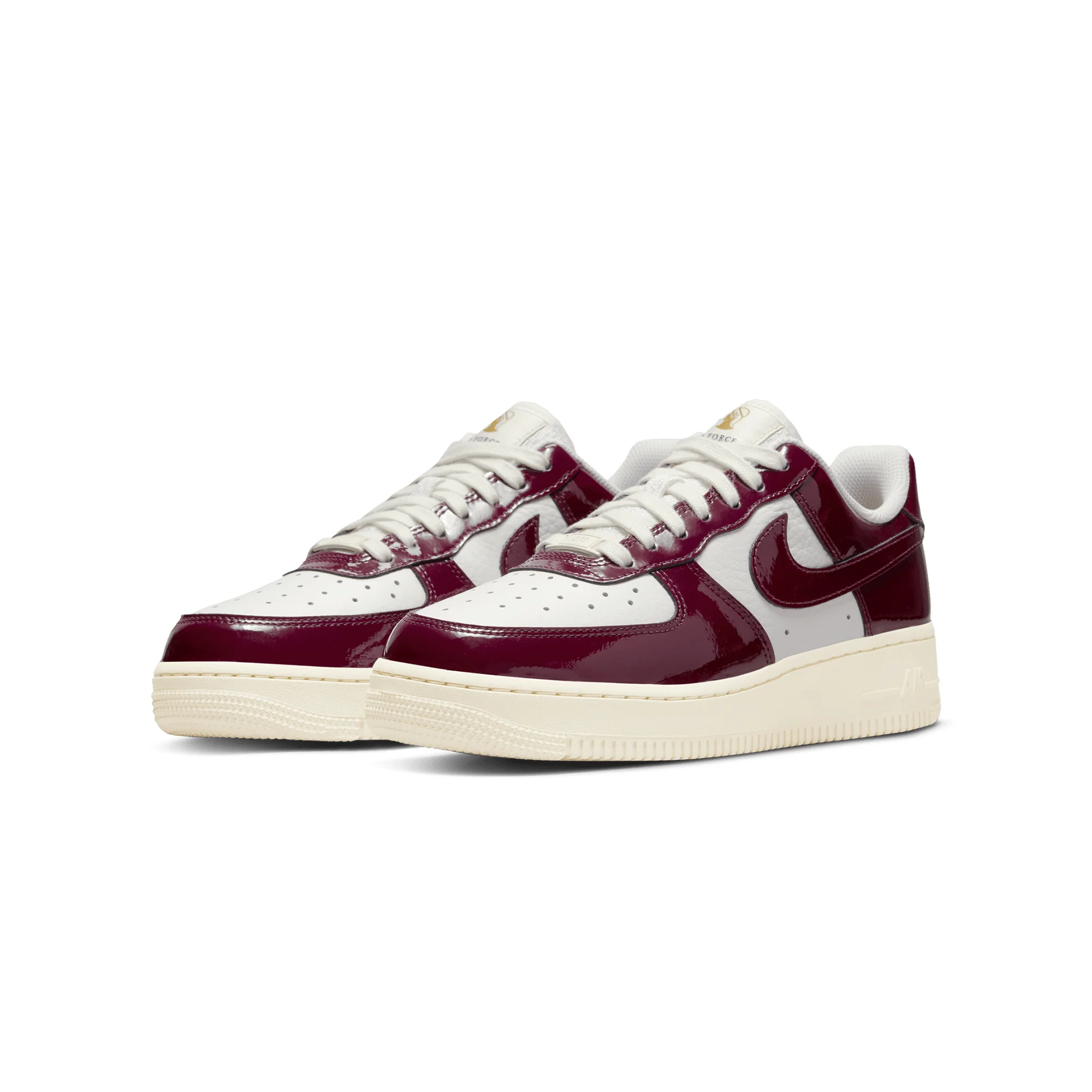 Nike Womens Air Force 1 '07 LX Shoes 'Sail/Dark Beetroot' - Image 2