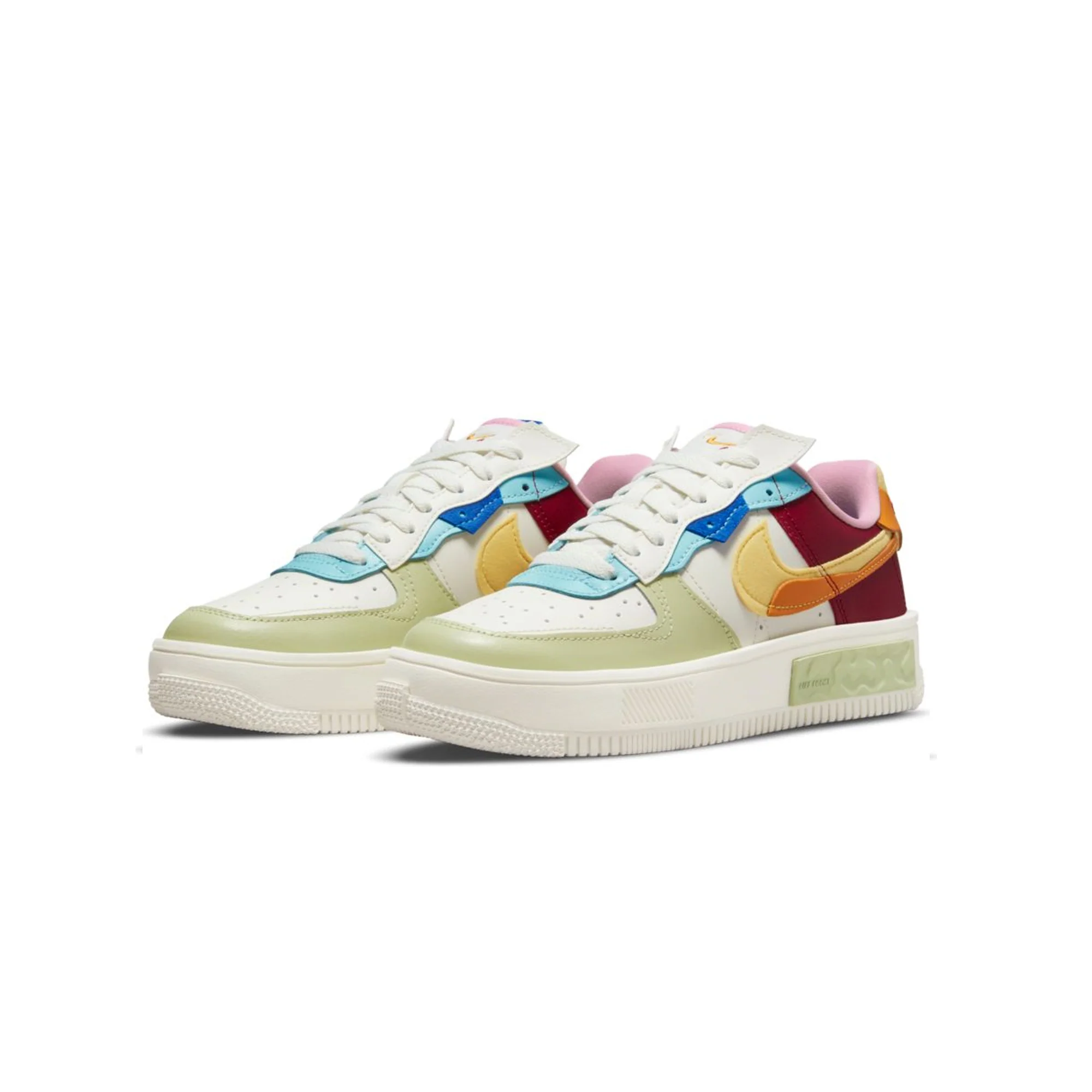 Nike Womens Air Force 1 Fontanka Shoes 'Sail' - Image 2