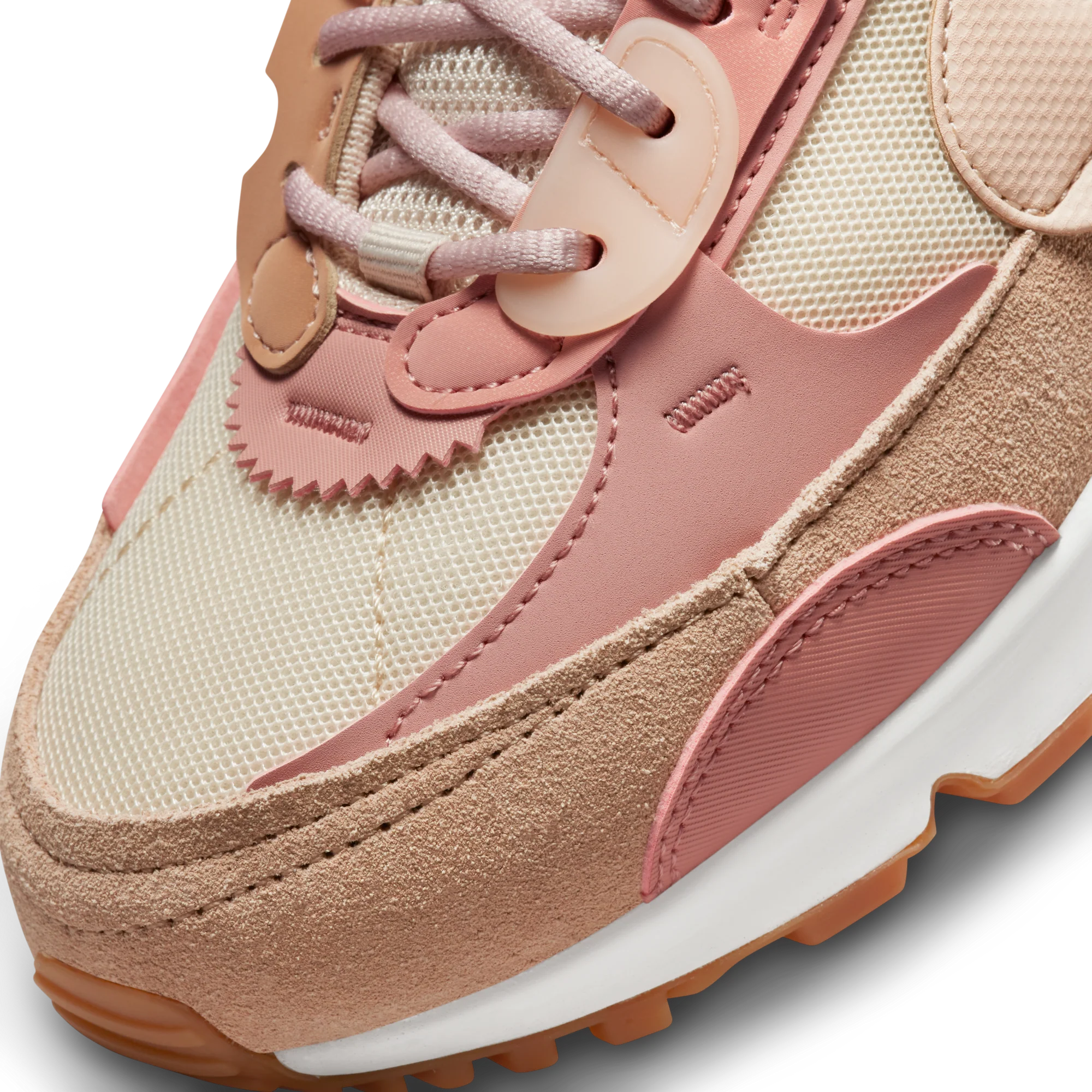 Nike Womens Air Max 90 Futura Sanddrift Shoes - Image 4