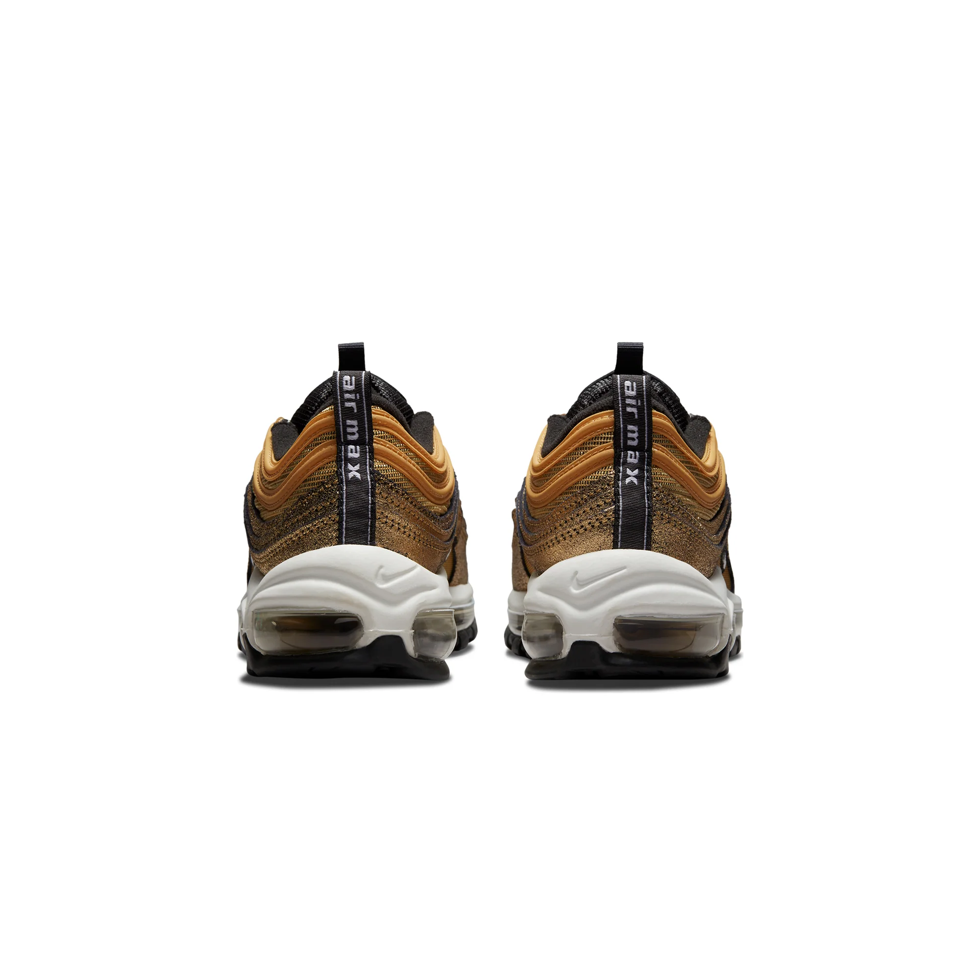 Nike Womens Air Max 97 Shoes 'Twine/White/Metallic Gold' - Image 3