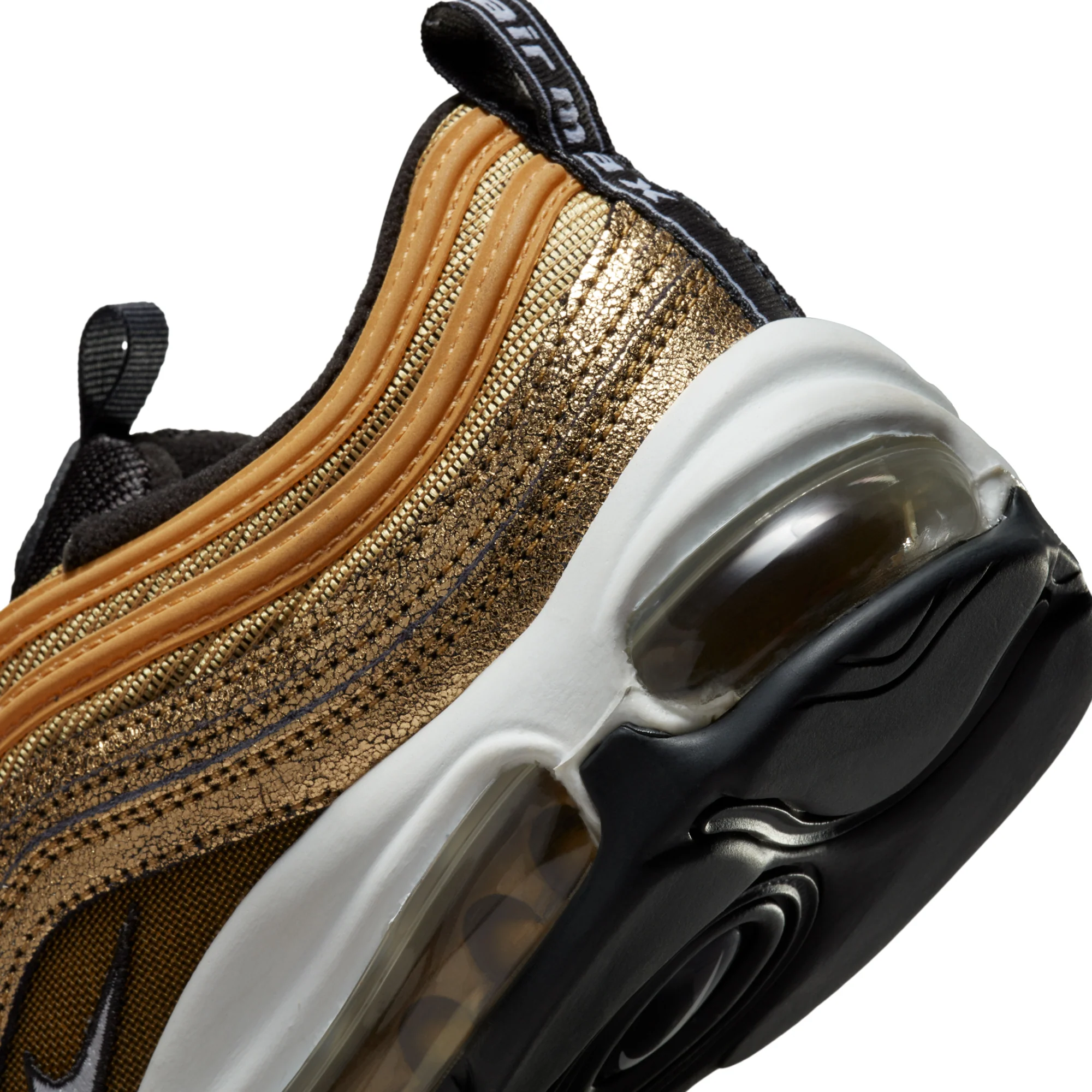 Nike Womens Air Max 97 Shoes 'Twine/White/Metallic Gold' - Image 4