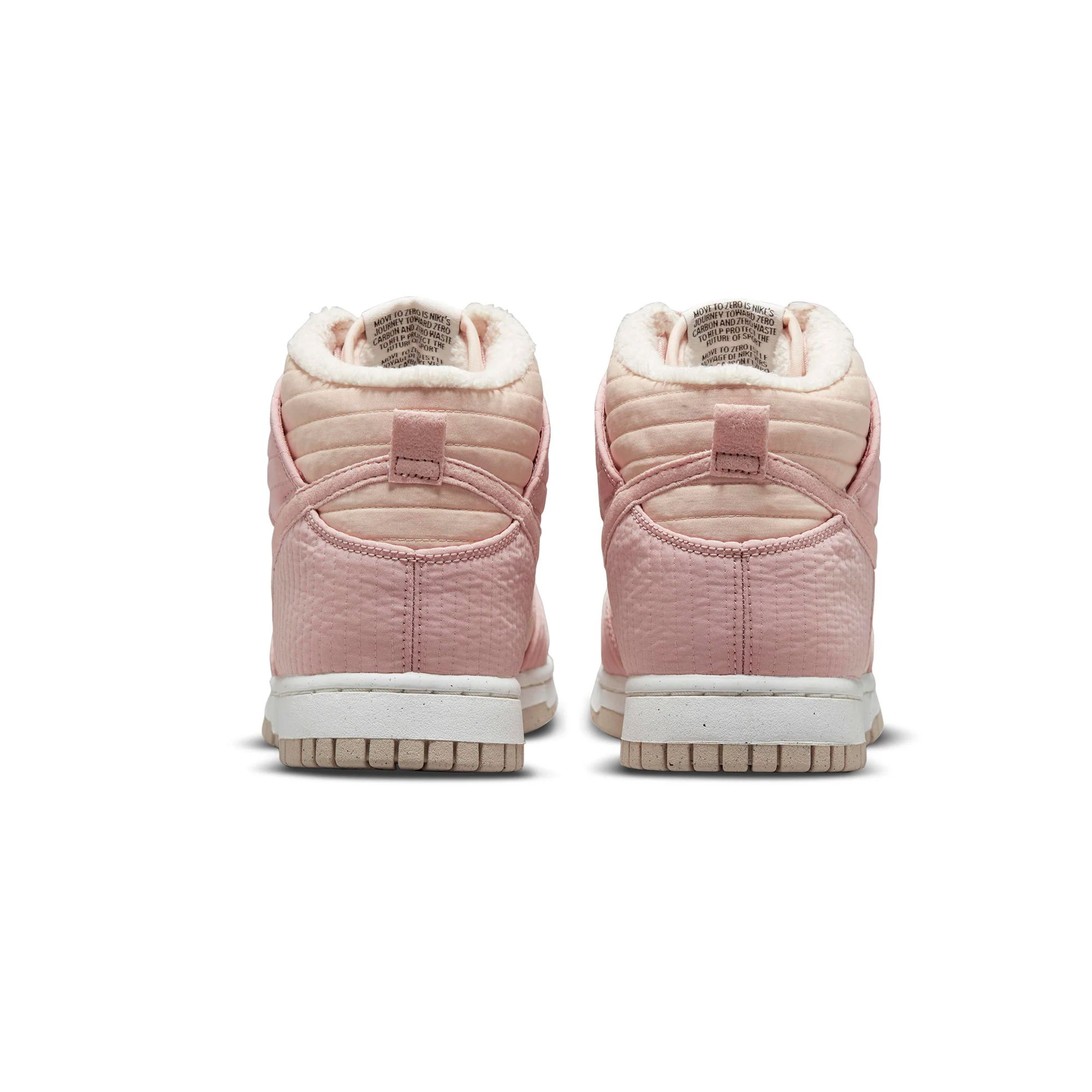 Nike Womens Dunk High LX Next Nature Pink Oxford Shoes - Image 3