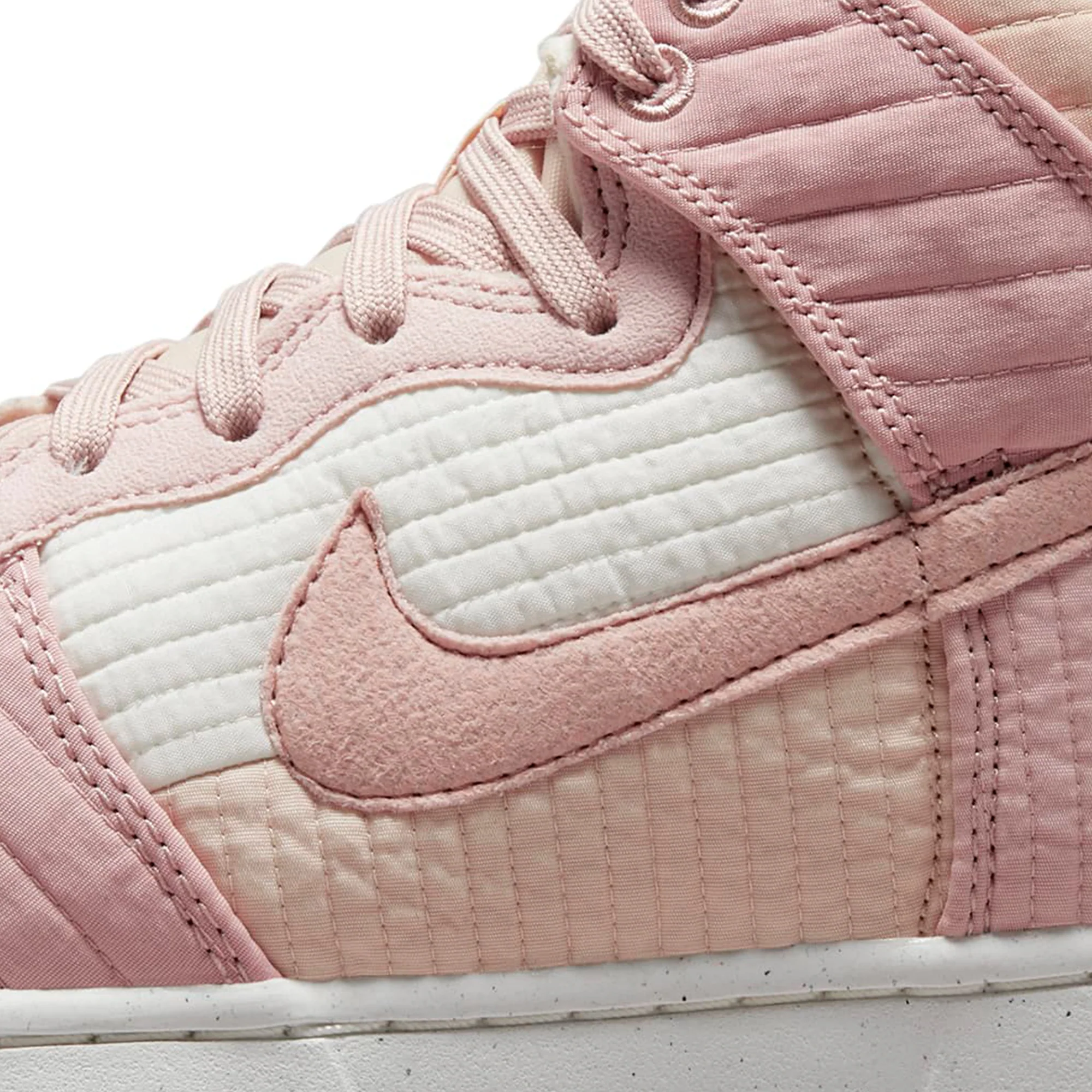 Nike Womens Dunk High LX Next Nature Pink Oxford Shoes - Image 4
