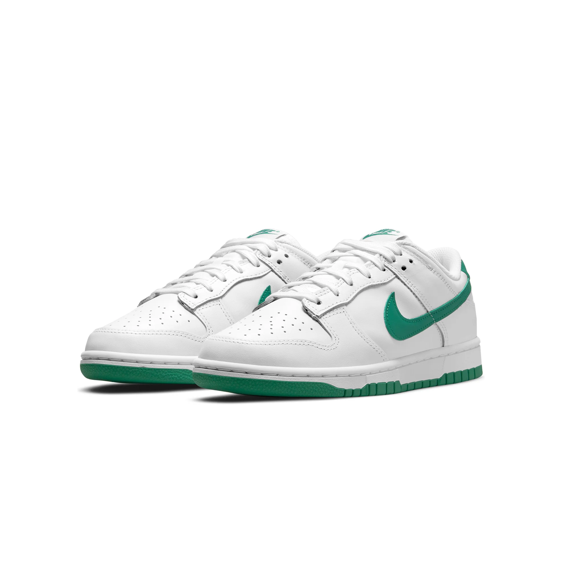 Nike Womens Dunk Low Green Noise Shoes - Image 2
