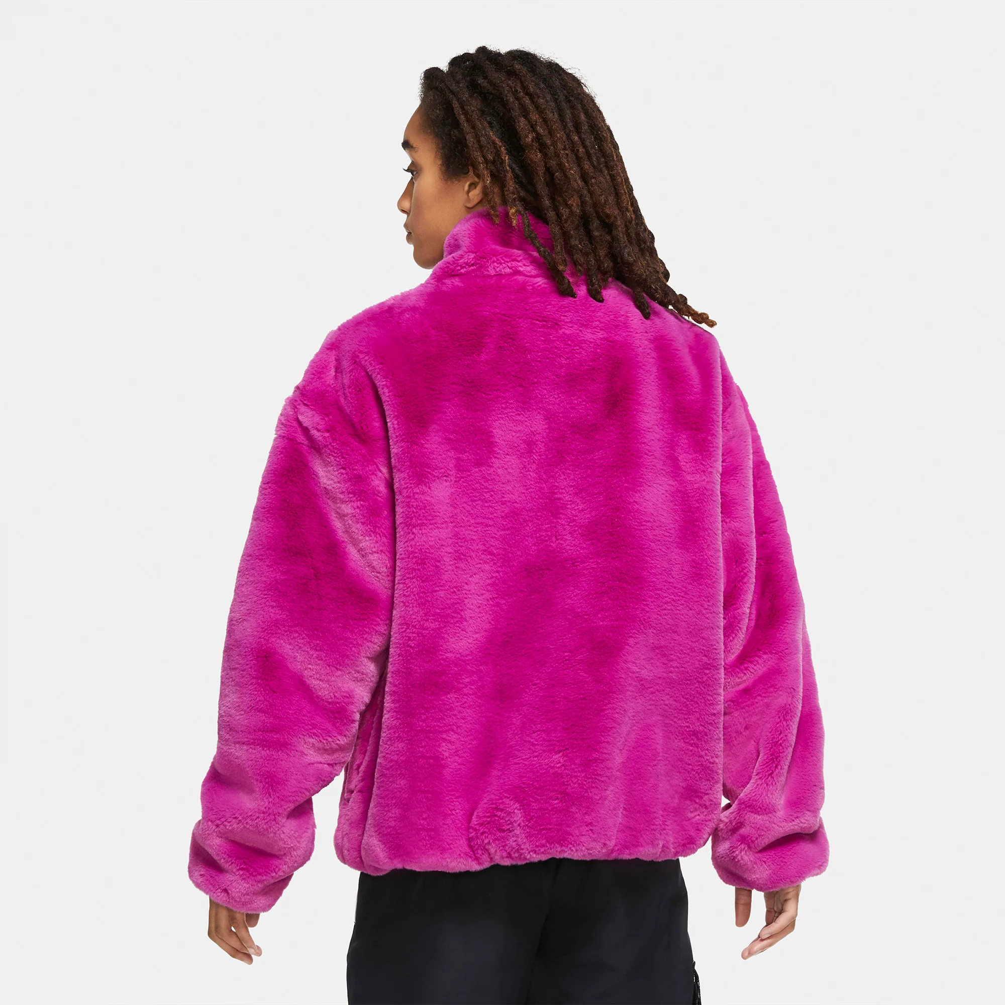 Nike Women Sportswear Faux Fur Jacket - Image 3