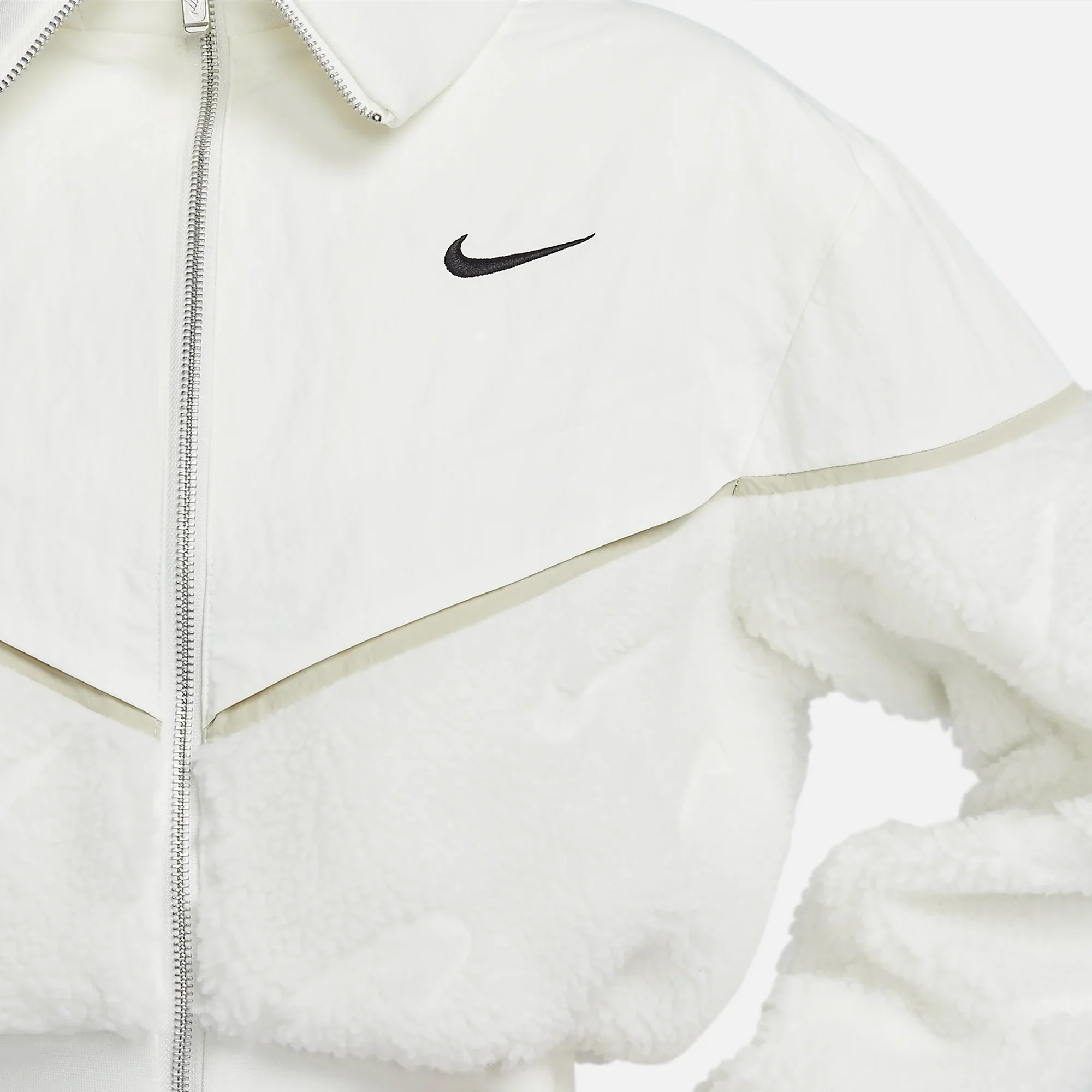 Nike Womens Sportswear Icon Clash Jacket 'Sail/Rattan' - Image 4