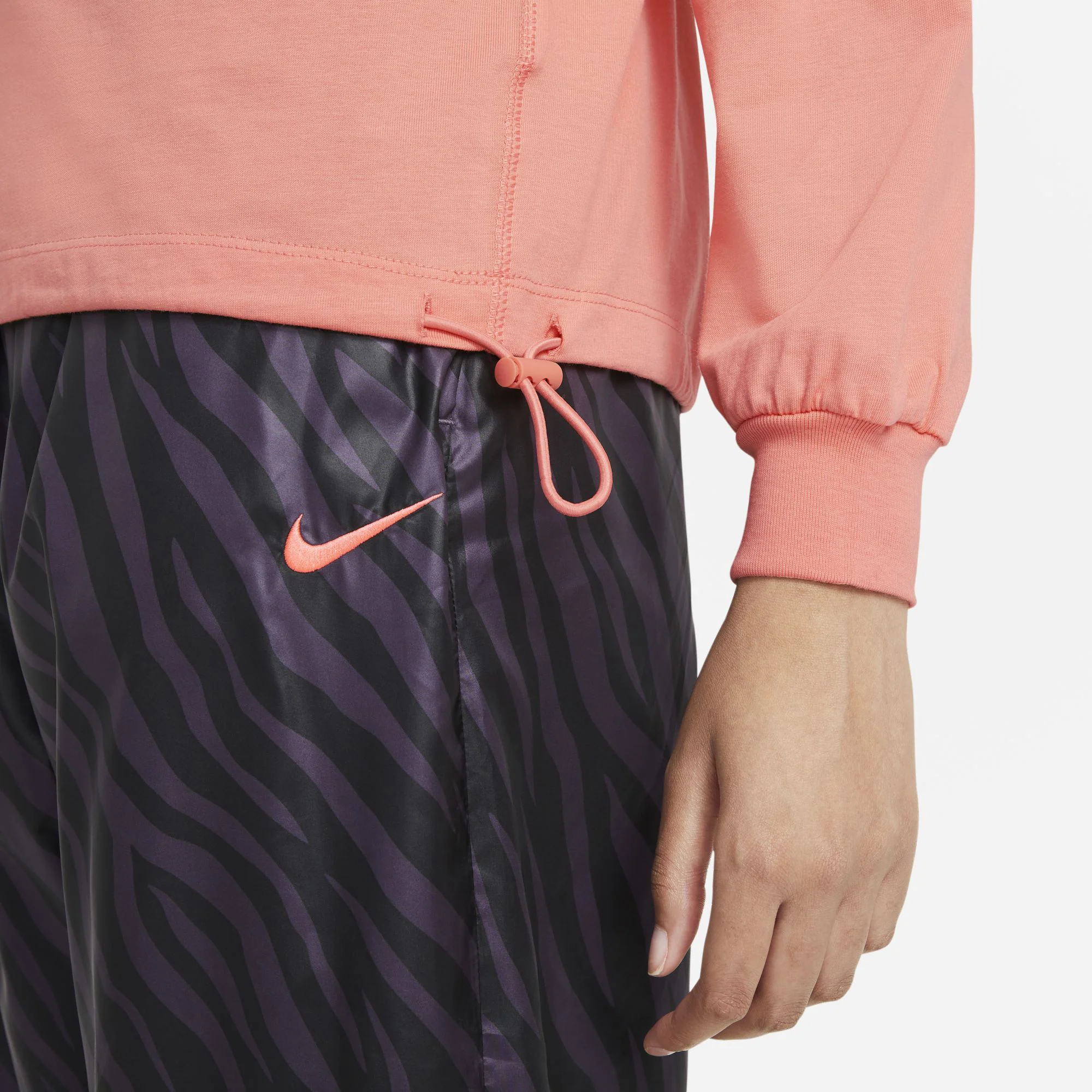 Nike Womens Sportswear Icon Clash Long Sleeve Top - Image 5