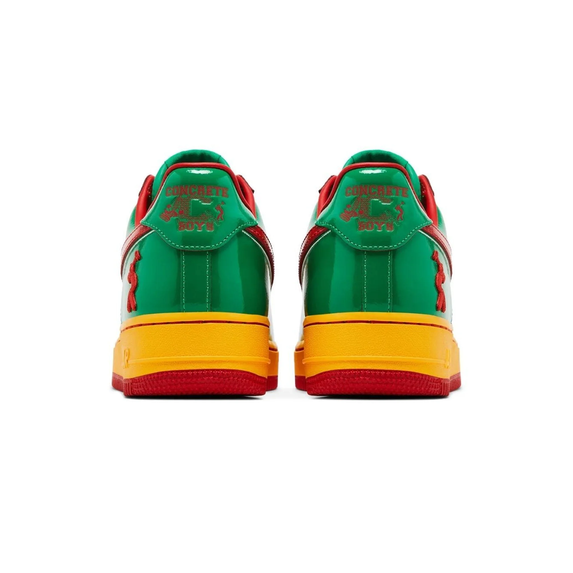 Nike x Lil Yachty Mens Air Force 1 Low Concrete Boys "Lucky Green" Shoes - Image 3