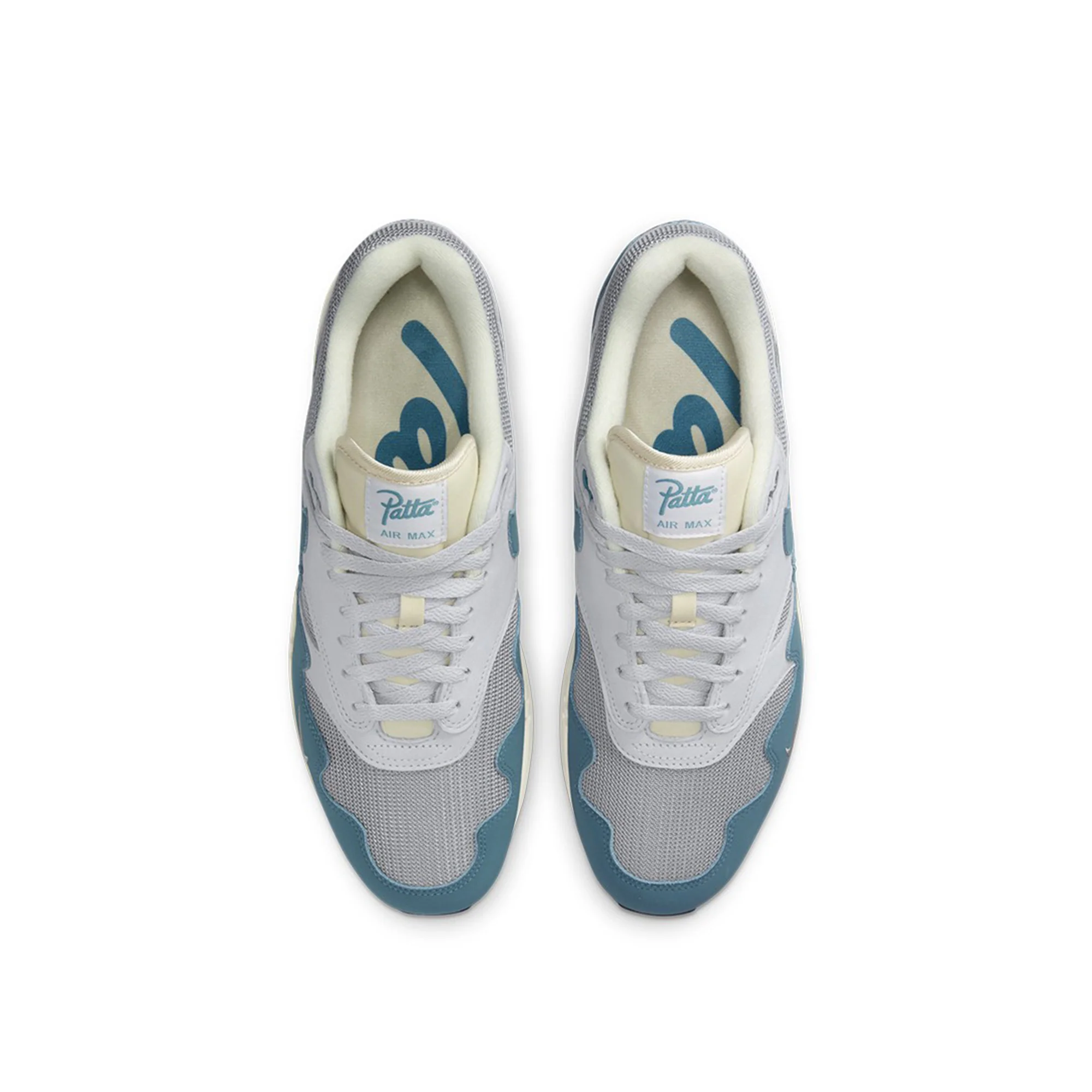 Nike x Patta Mens Air Max 1 'Aqua Noise' Shoes - Image 3