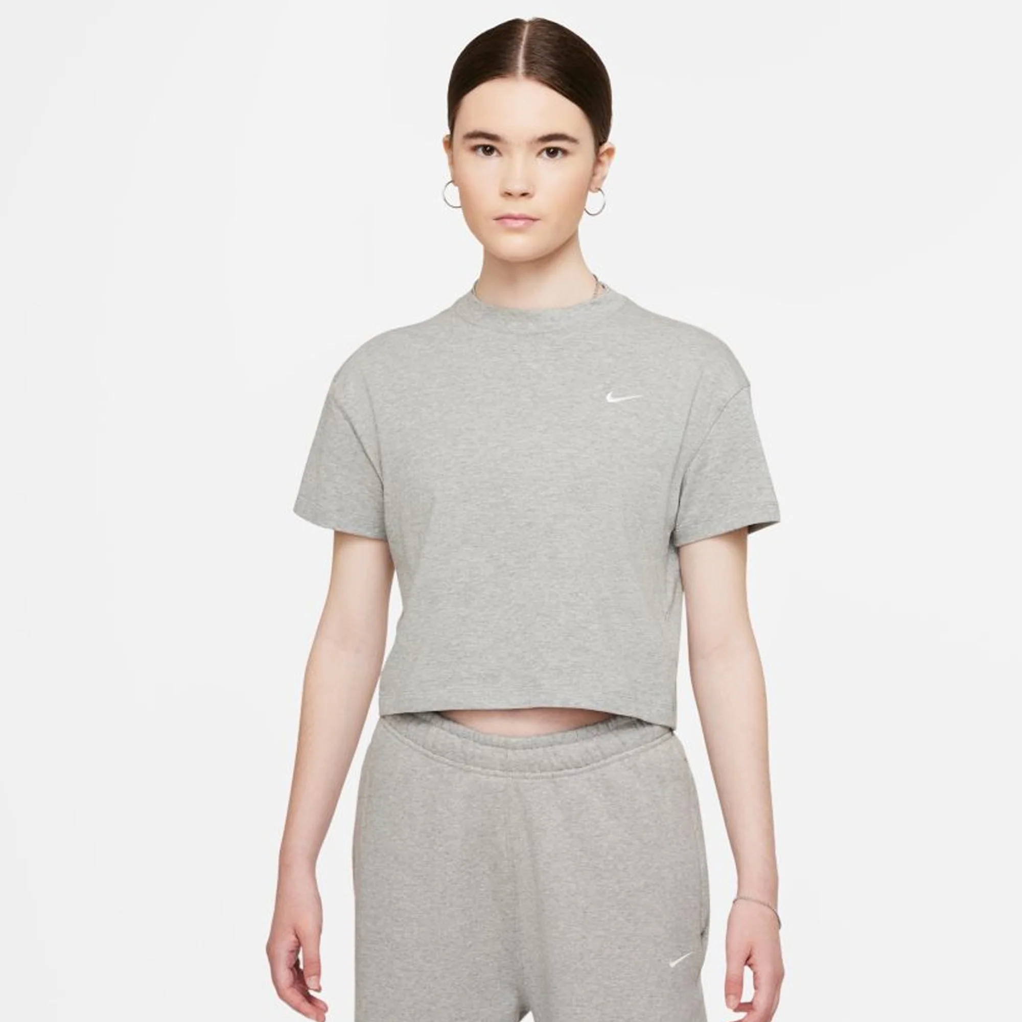 Nike Womens Nikelab T-shirt 'DK Grey' - Image 2