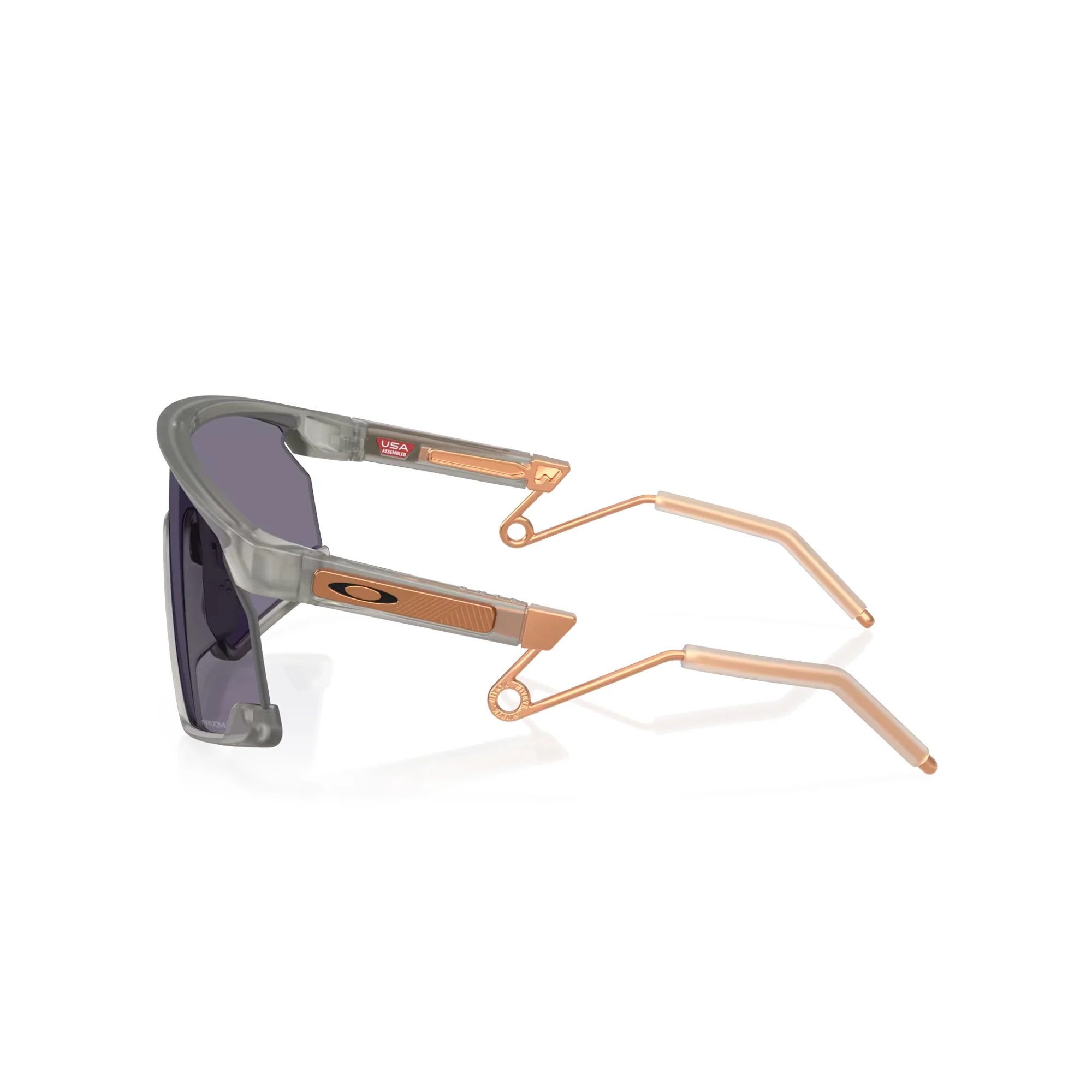 Oakley BXTR Metal Trans Ink W/ Prizm Grey Sunglasses - Image 3