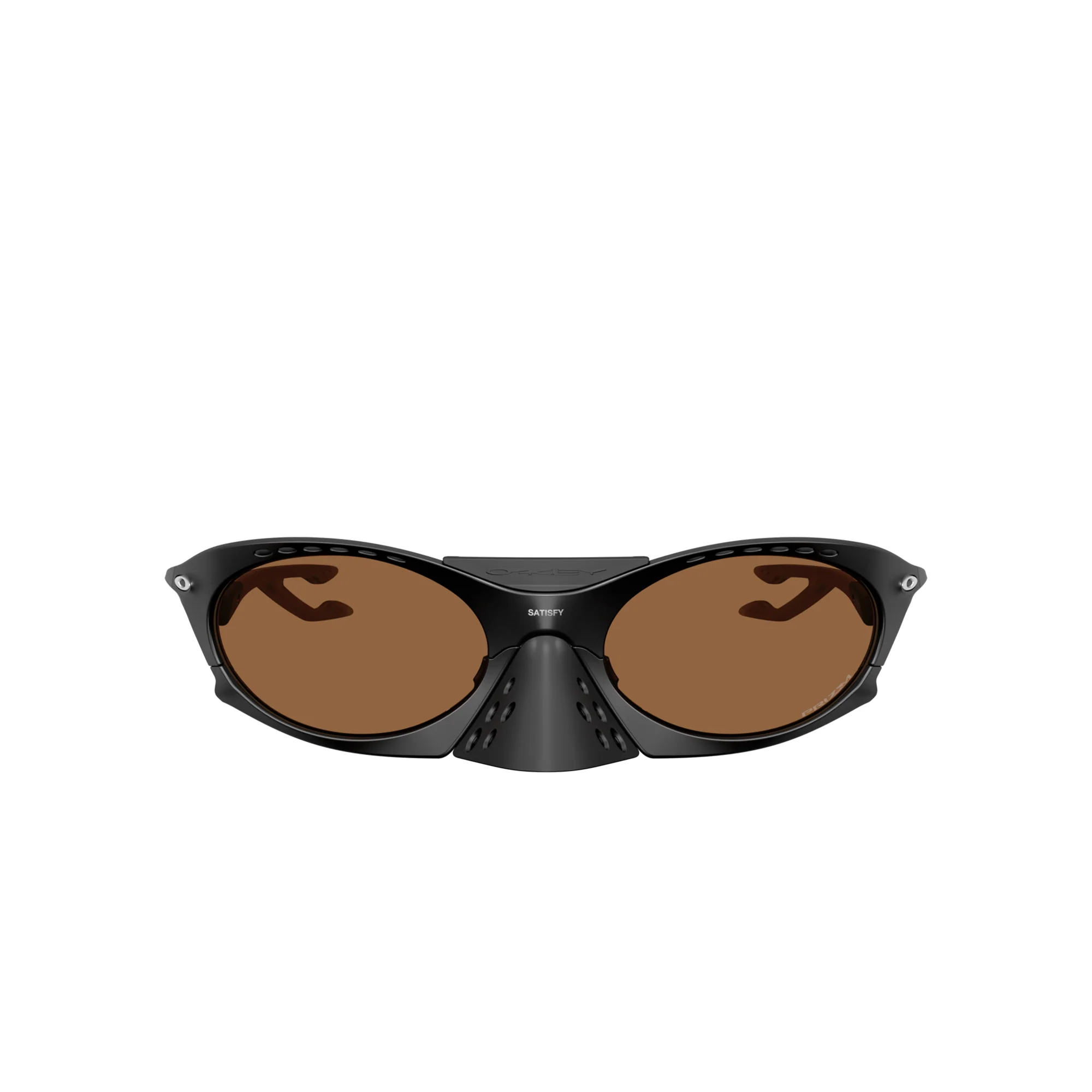 Oakley x Satisfy Running Plantaris Matte Black W/ Prizm Bronze Sunglasses
